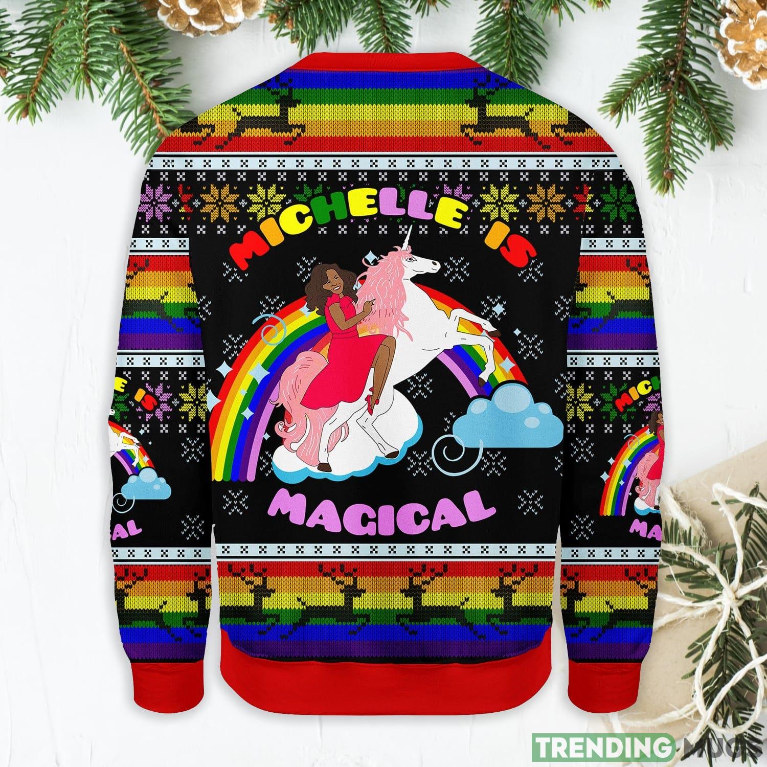 Michelle Is Magical Ugly Christmas Sweater Sweater Michelle Is Magical Ugly Christmas Sweater Sweater