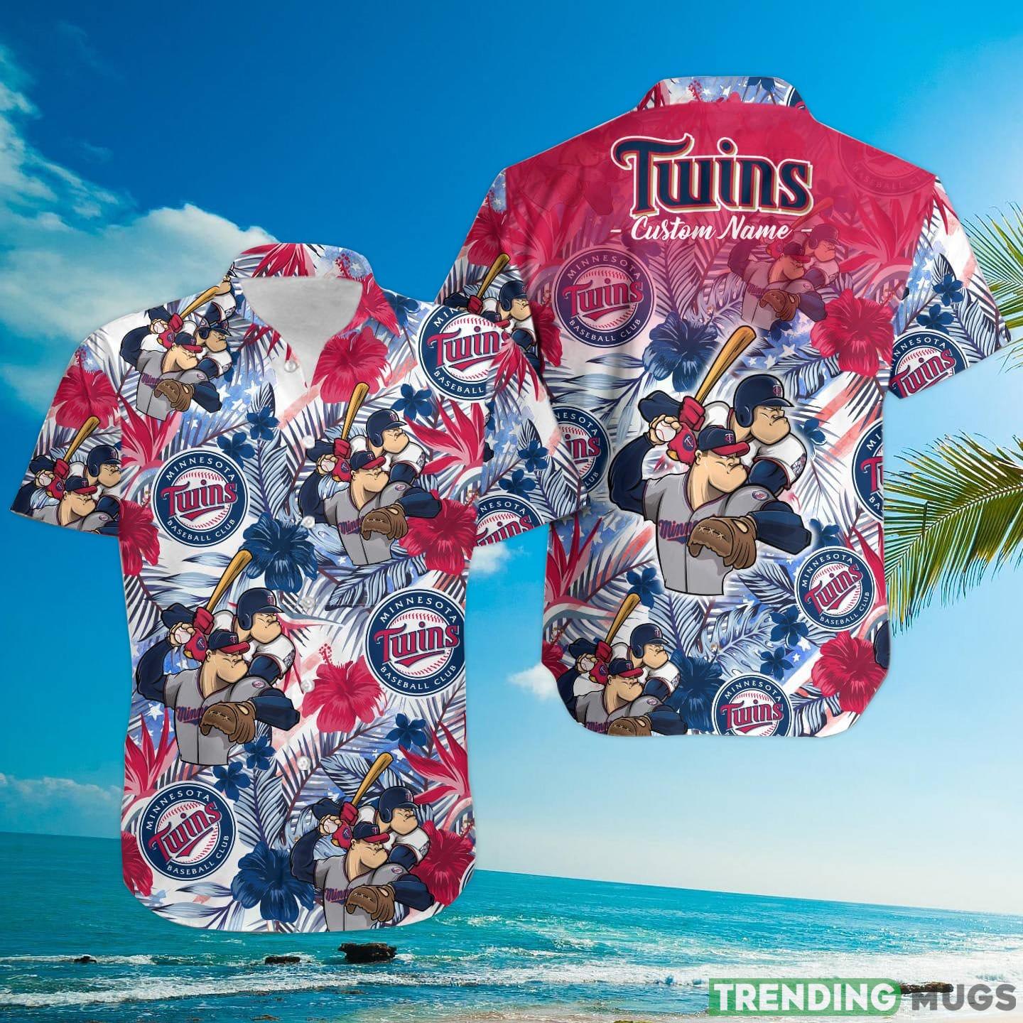 Minnesota Twins Tropical Floral Custom Name Aloha Hawaiian Shirt Hawaiian Shirt Minnesota Twins Tropical Floral Custom Name Aloha Hawaiian Shirt Hawaiian Shirt