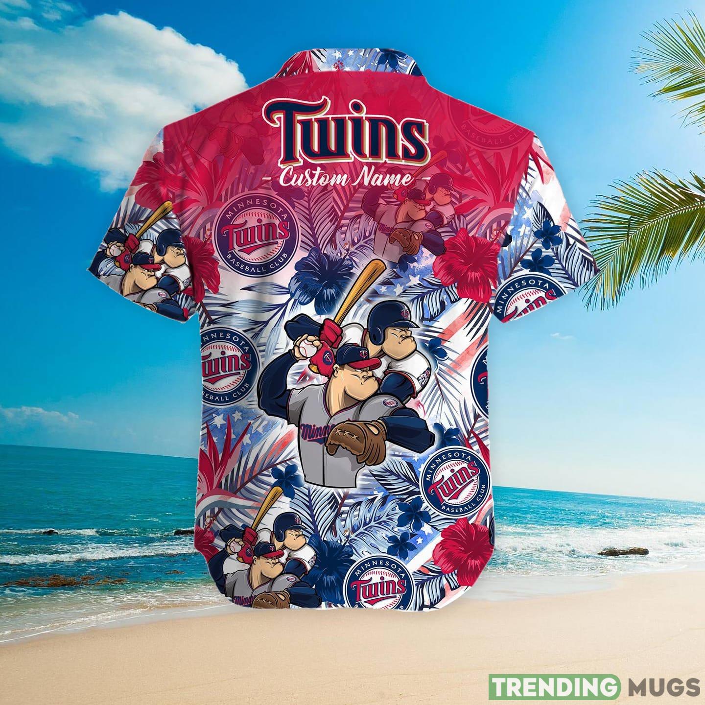 Minnesota Twins Tropical Floral Custom Name Aloha Hawaiian Shirt Hawaiian Shirt Minnesota Twins Tropical Floral Custom Name Aloha Hawaiian Shirt Hawaiian Shirt