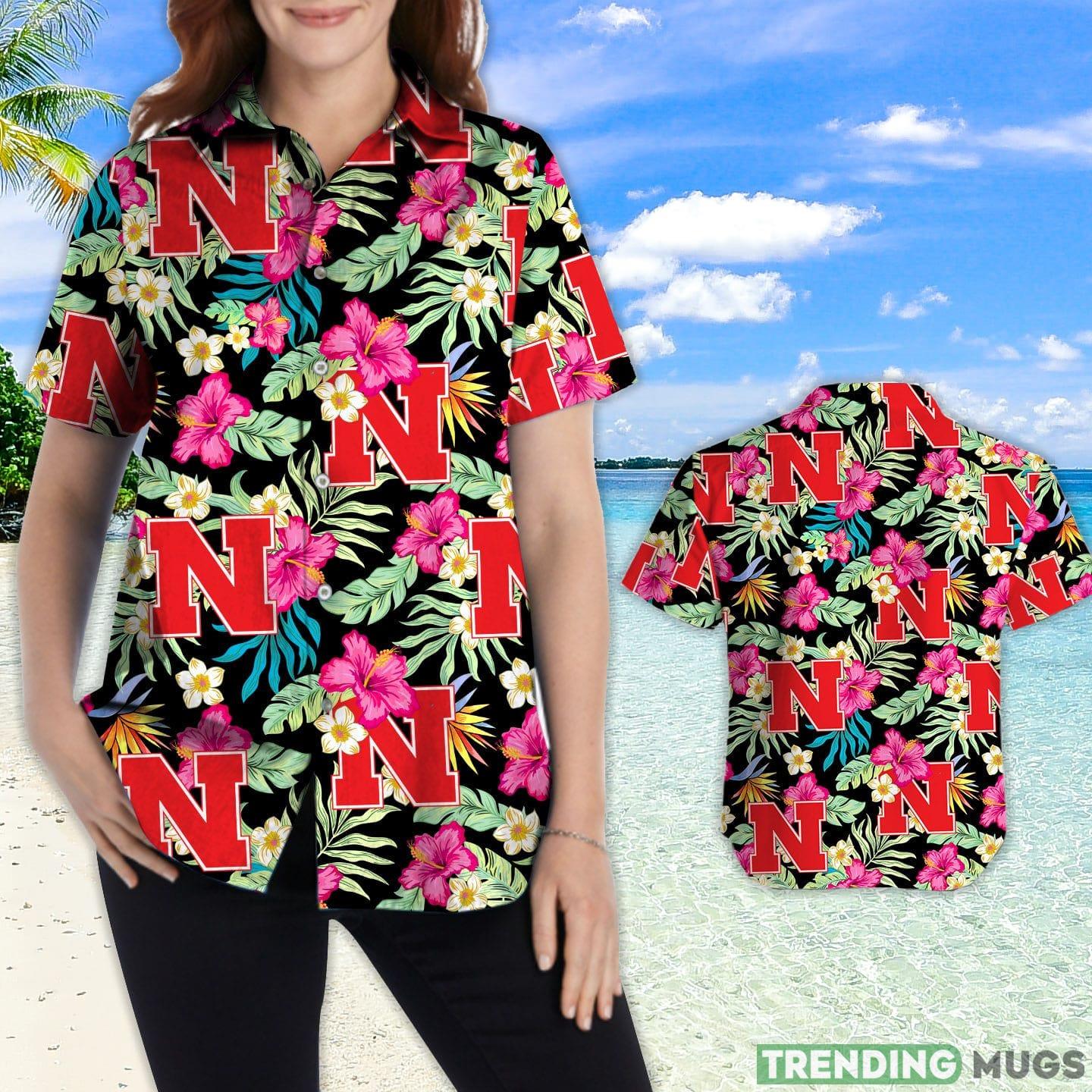 Nebraska Cornhuskers Hibiscus Hawaiian Shirt For Fans Hawaiian Shirt Nebraska Cornhuskers Hibiscus Hawaiian Shirt For Fans Hawaiian Shirt