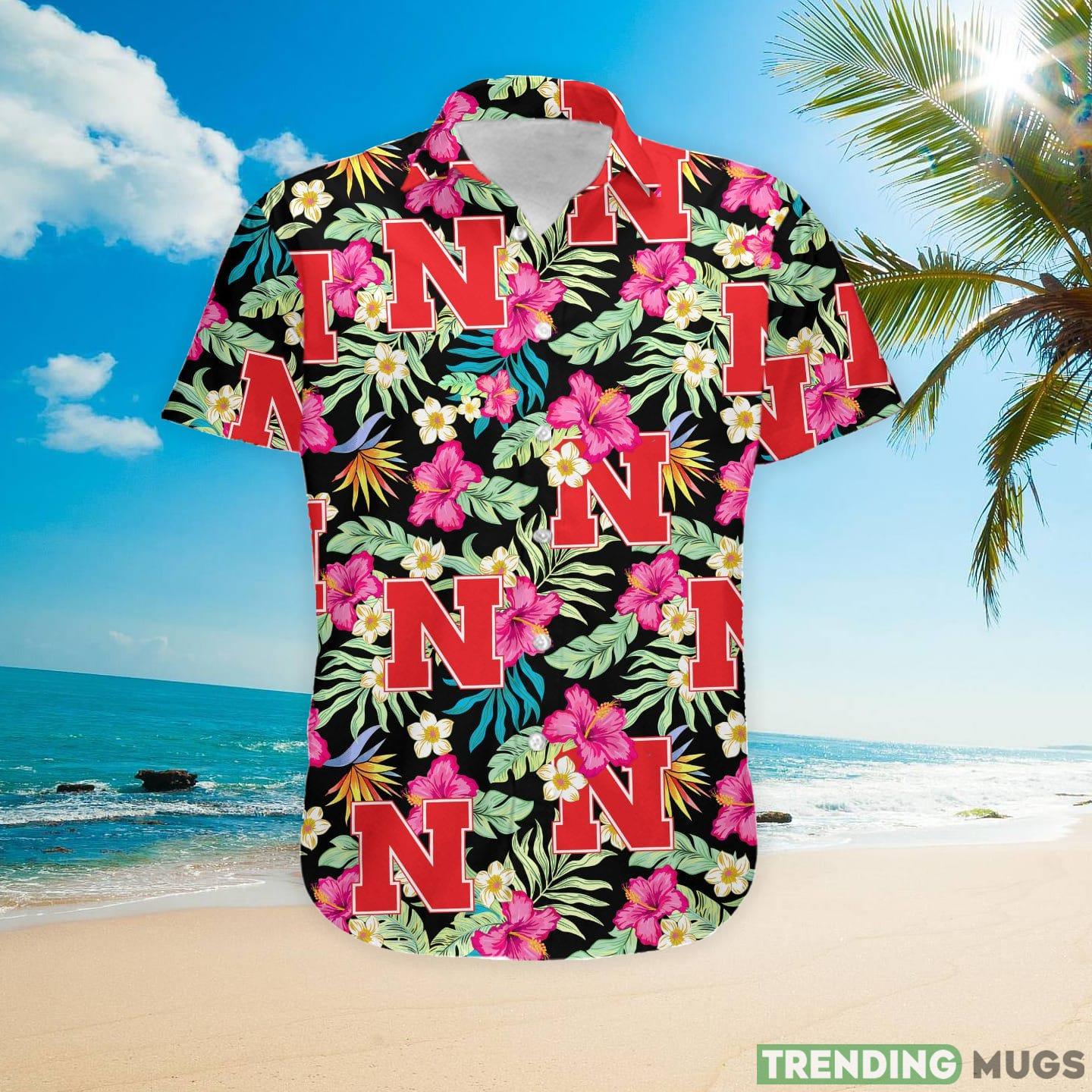 Nebraska Cornhuskers Hibiscus Hawaiian Shirt For Fans Hawaiian Shirt Nebraska Cornhuskers Hibiscus Hawaiian Shirt For Fans Hawaiian Shirt
