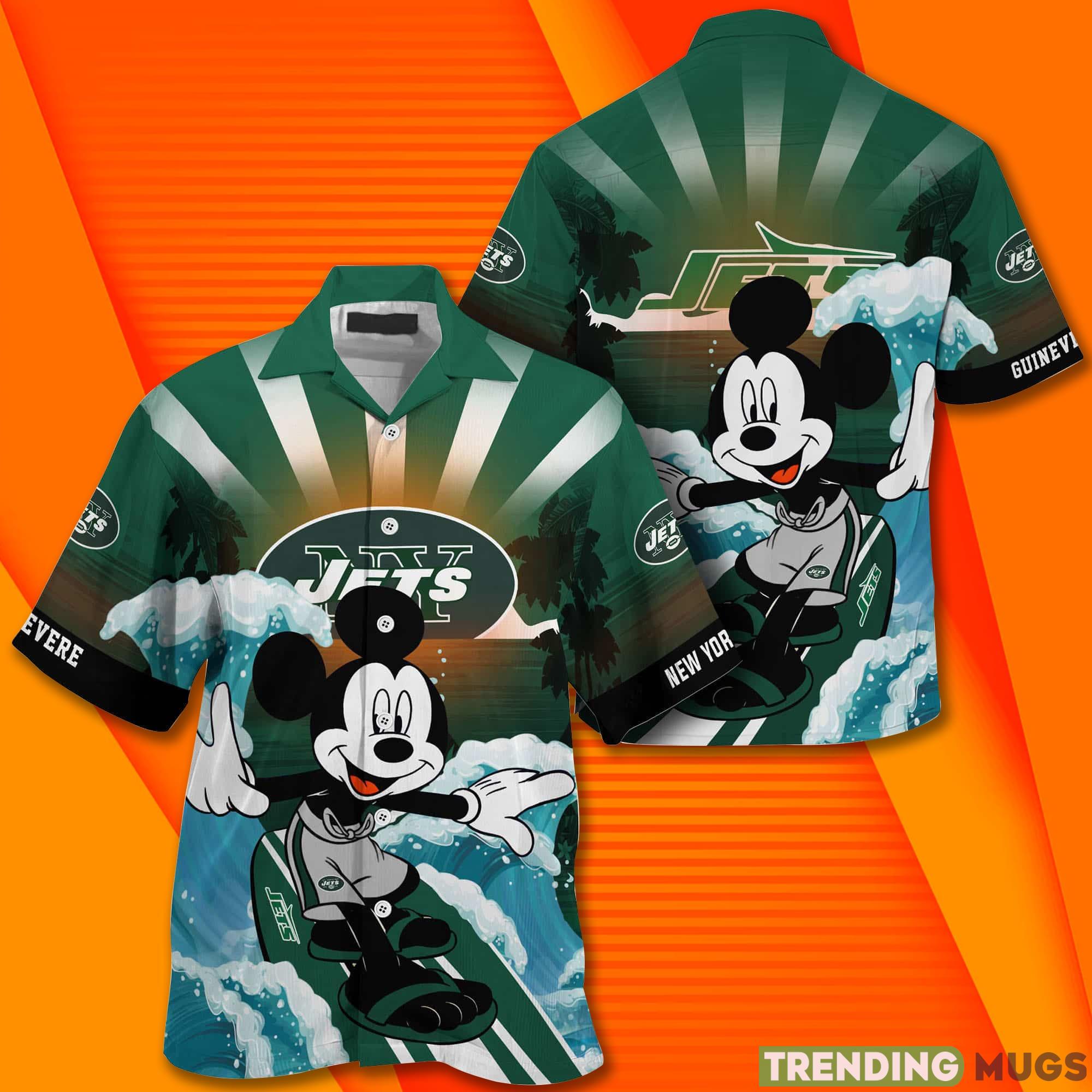 New York Jets NFL Custom Name Hawaiian Shirt Hawaiian Shirt New York Jets NFL Custom Name Hawaiian Shirt Hawaiian Shirt