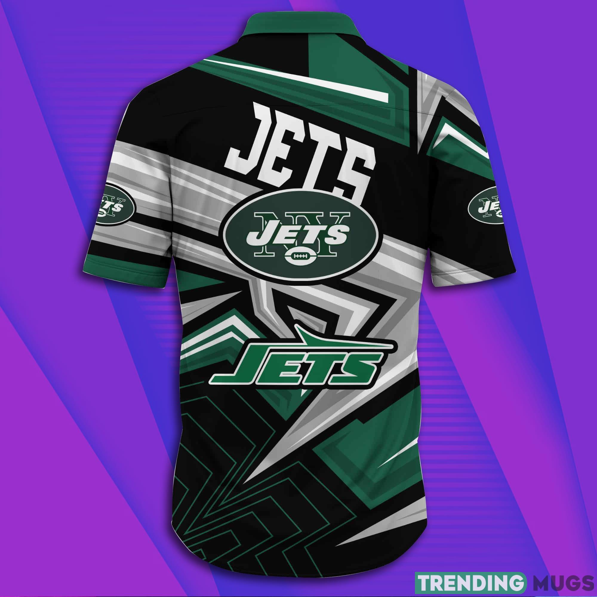 New York Jets NFL Full Print Short Sleeves Hawaiian Shirt Hawaiian Shirt New York Jets NFL Full Print Short Sleeves Hawaiian Shirt Hawaiian Shirt