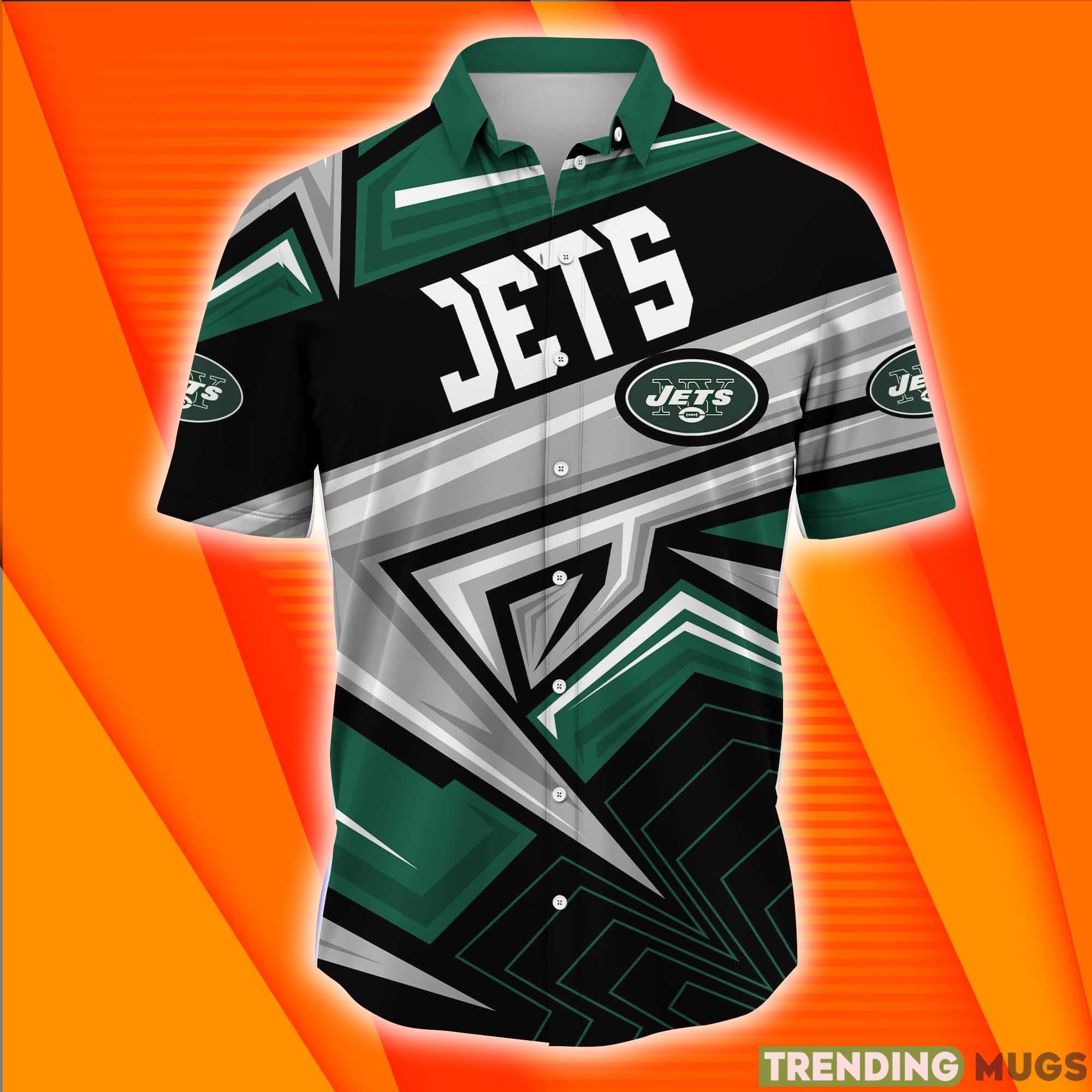 New York Jets NFL Full Print Short Sleeves Hawaiian Shirt Hawaiian Shirt New York Jets NFL Full Print Short Sleeves Hawaiian Shirt Hawaiian Shirt