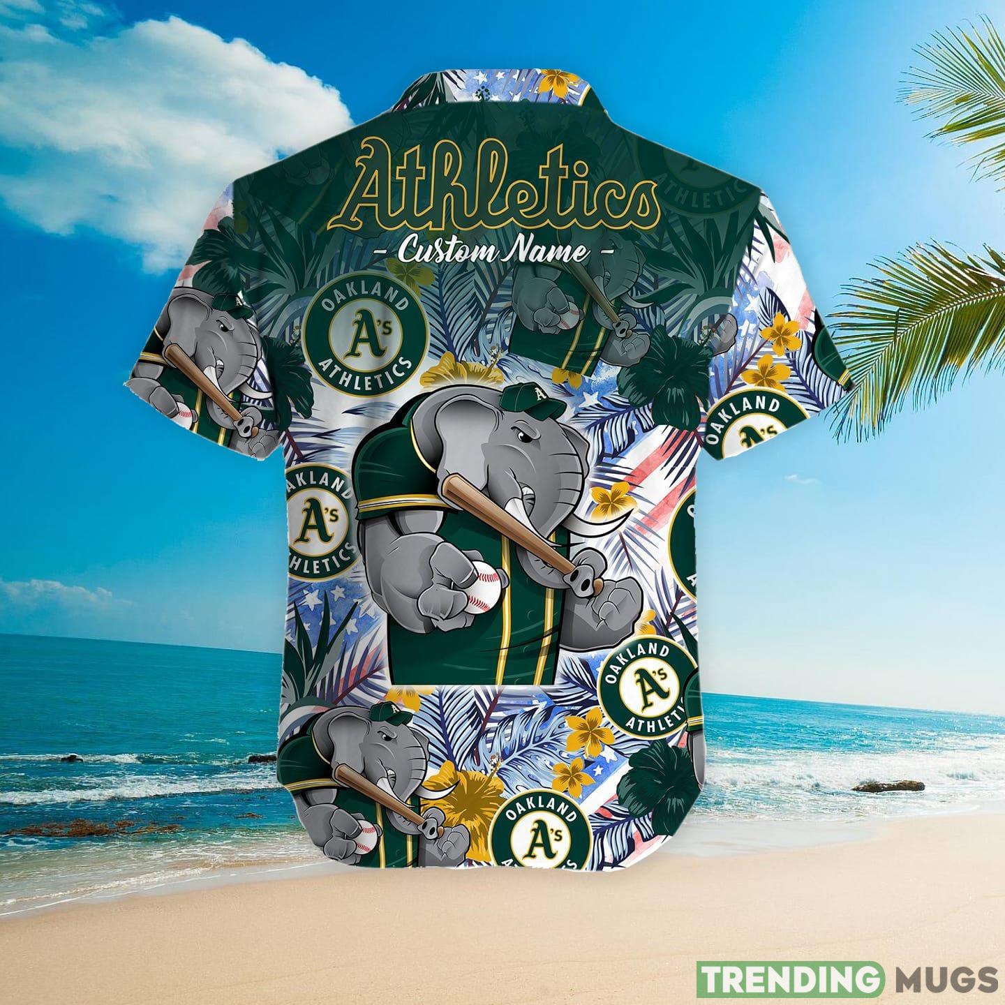 Oakland Athletics Tropical Floral Custom Name Aloha Hawaiian Shirt Hawaiian Shirt Oakland Athletics Tropical Floral Custom Name Aloha Hawaiian Shirt Hawaiian Shirt