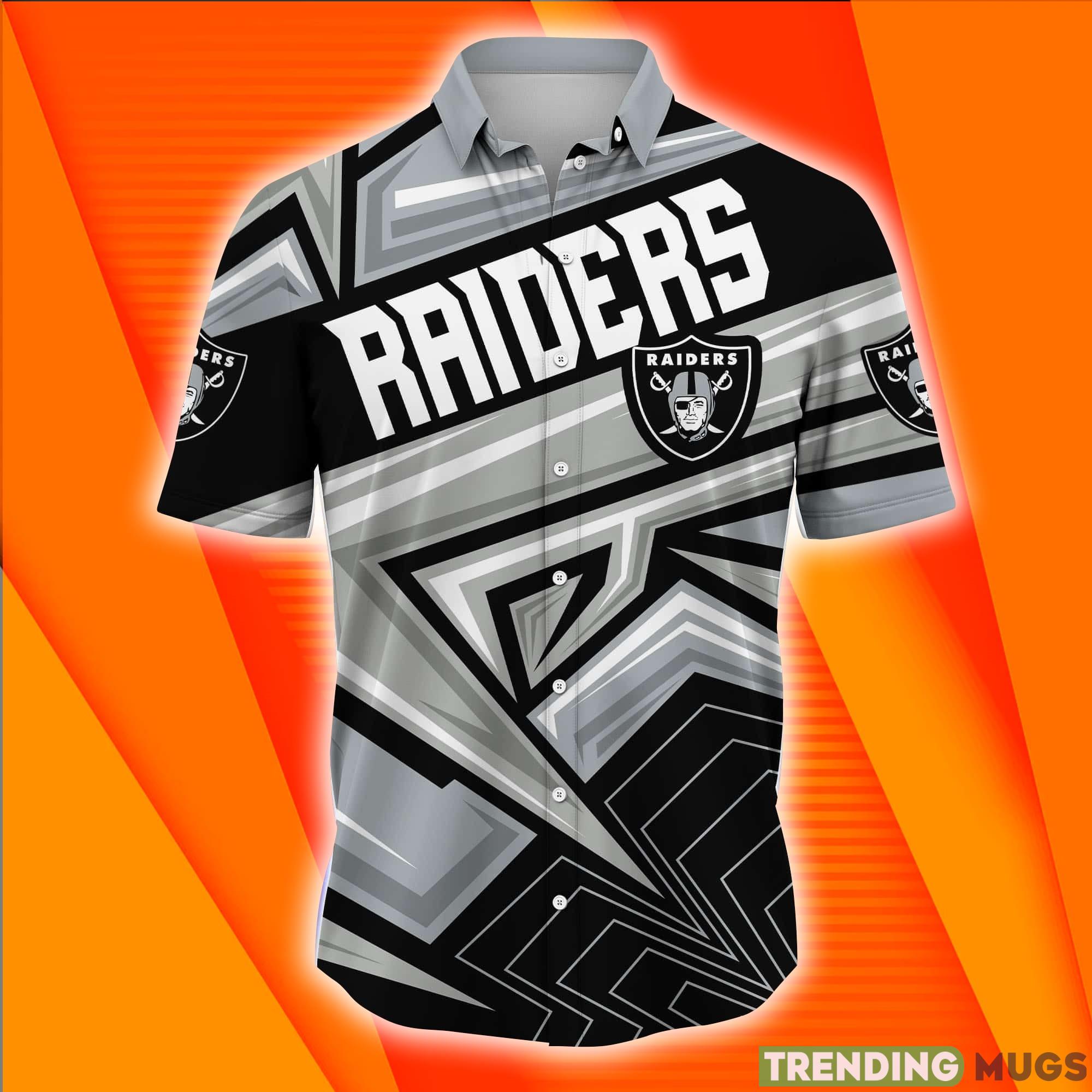 Oakland Raiders NFL Full Print Short Sleeves Hawaiian Shirt Hawaiian Shirt Oakland Raiders NFL Full Print Short Sleeves Hawaiian Shirt Hawaiian Shirt