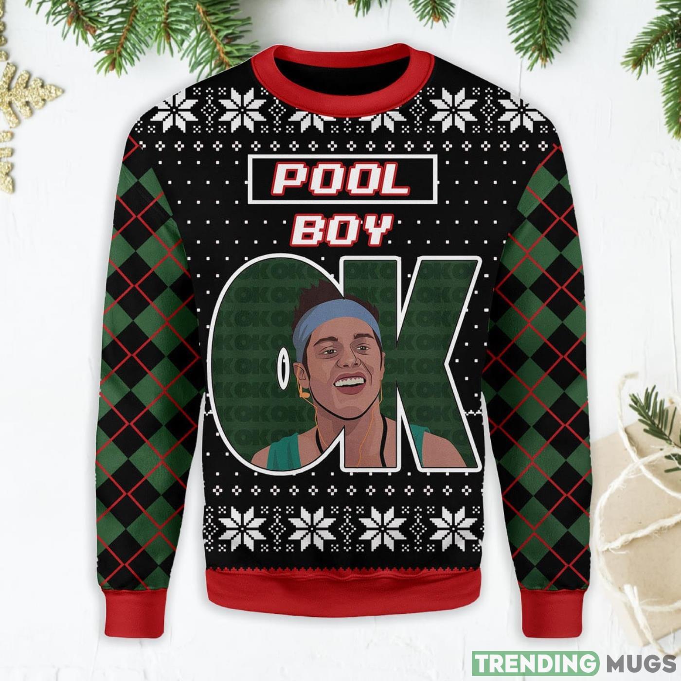 OK Pool Boy Ugly Christmas Sweater Product Photo 1 OK Pool Boy Ugly Christmas Sweater Product Photo 1