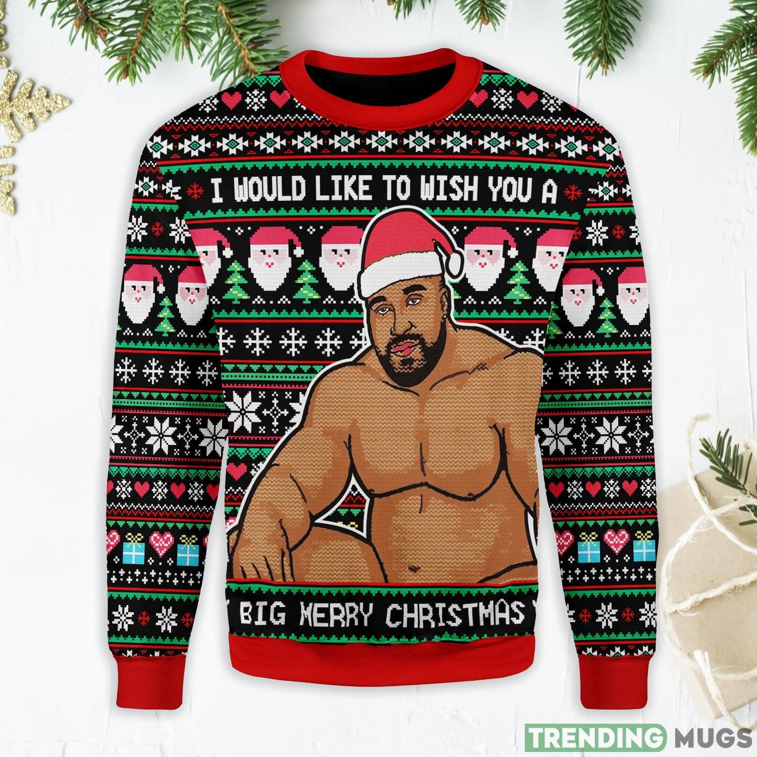 On Coast 'Sitting On A Bed' Meme Ugly Christmas Sweater Product Photo 1 On Coast 'Sitting On A Bed' Meme Ugly Christmas Sweater Product Photo 1