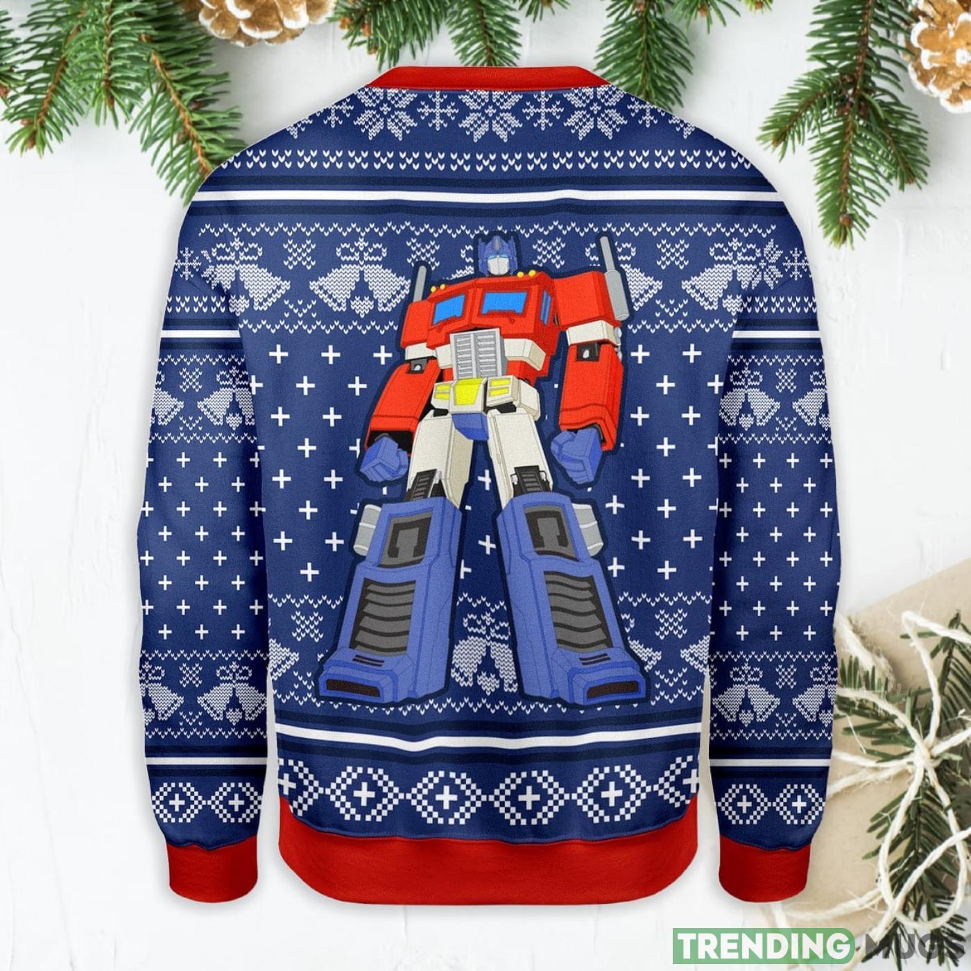Optimus Prime Ugly Christmas Sweater Sweater Optimus Prime Ugly Christmas Sweater Sweater