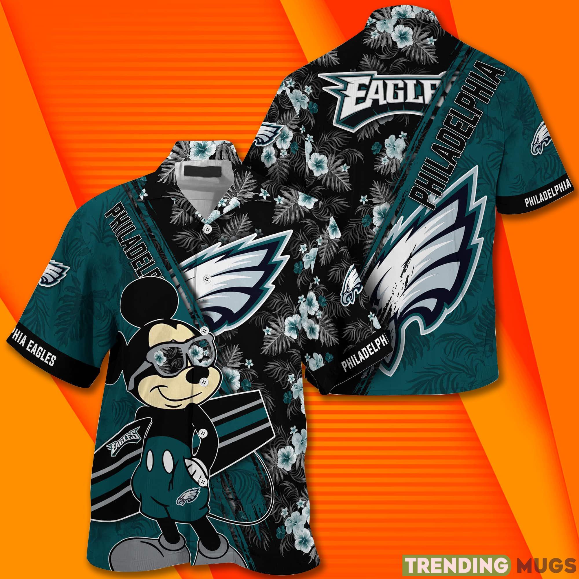 Philadelphia Eagles NFL All Over Print Short Sleeves Hawaiian Shirt Hawaiian Shirt Philadelphia Eagles NFL All Over Print Short Sleeves Hawaiian Shirt Hawaiian Shirt