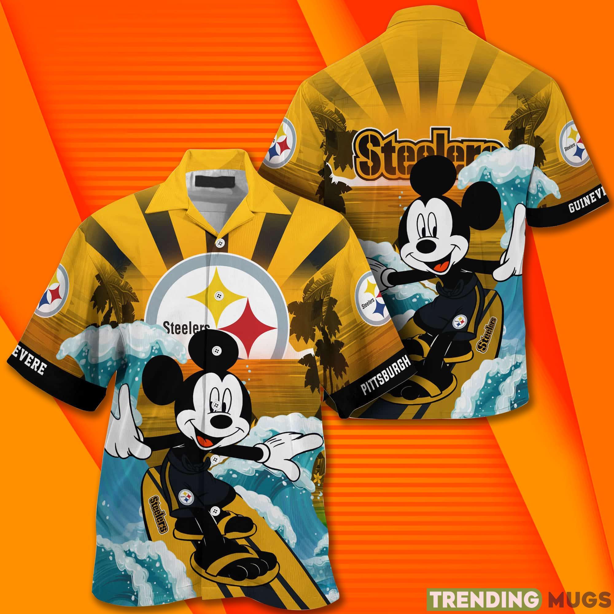 Pittsburgh Steelers NFL Custom Name Hawaiian Shirt Hawaiian Shirt Pittsburgh Steelers NFL Custom Name Hawaiian Shirt Hawaiian Shirt
