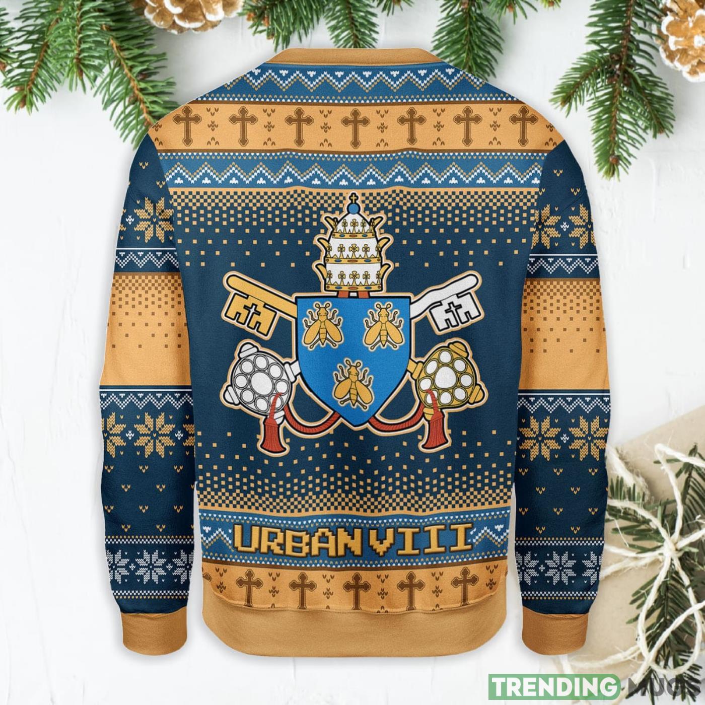 Pope Urban VIII Maffeo Barberini The Bee Pope Ugly Christmas Sweater Sweater Pope Urban VIII Maffeo Barberini The Bee Pope Ugly Christmas Sweater Sweater