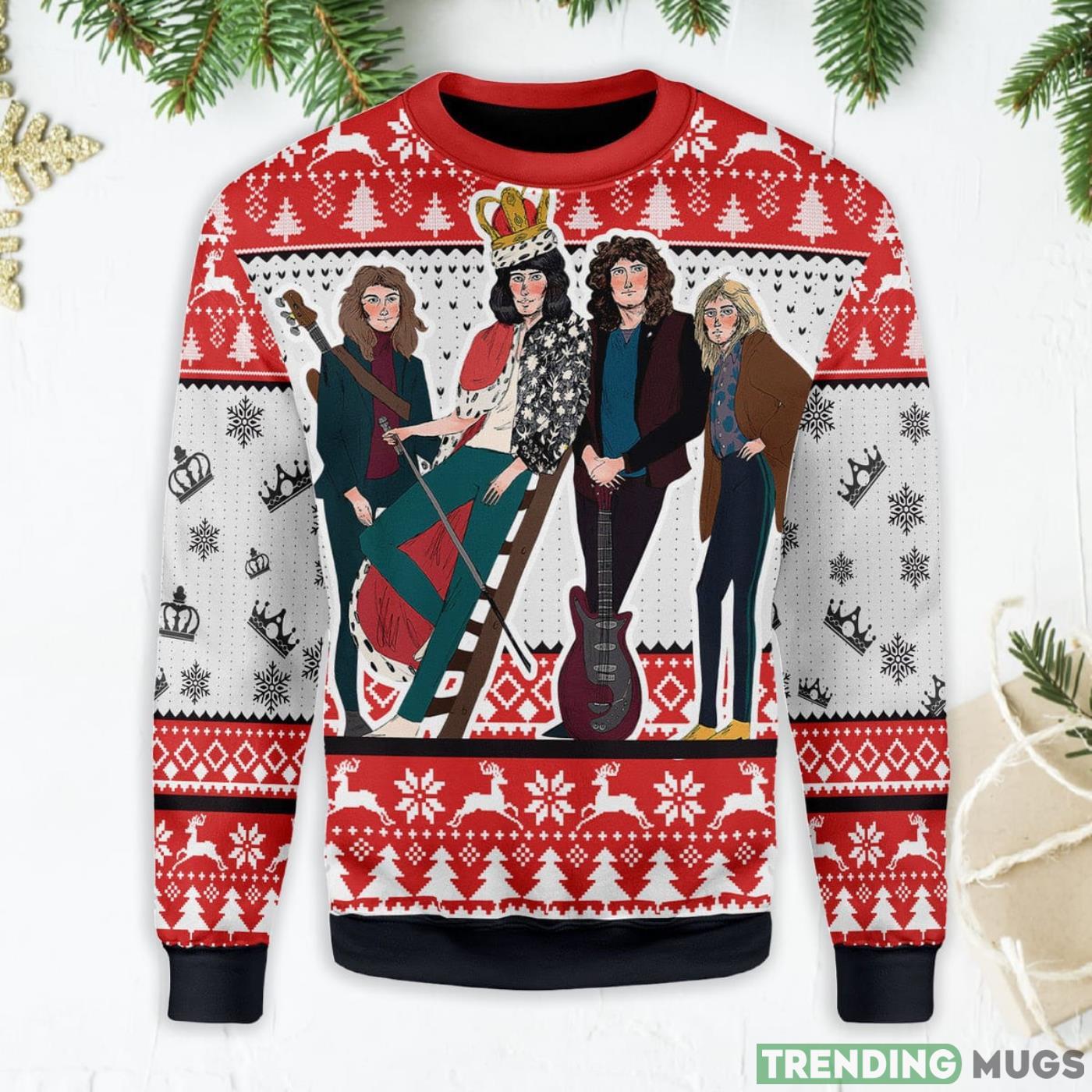 Queen Christmas Gift Ugly Christmas Sweater Product Photo 1