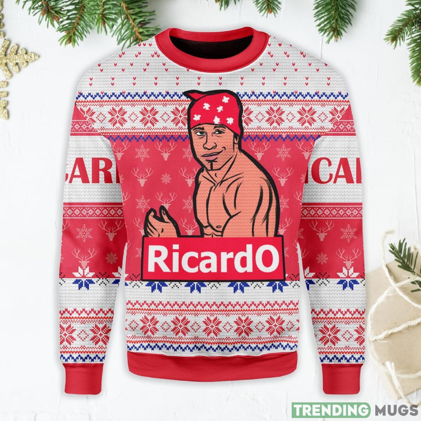 Ricardo Milos Meme Funny Workout Chirstmas Ugly Christmas Sweater Product Photo 1 Ricardo Milos Meme Funny Workout Chirstmas Ugly Christmas Sweater Product Photo 1