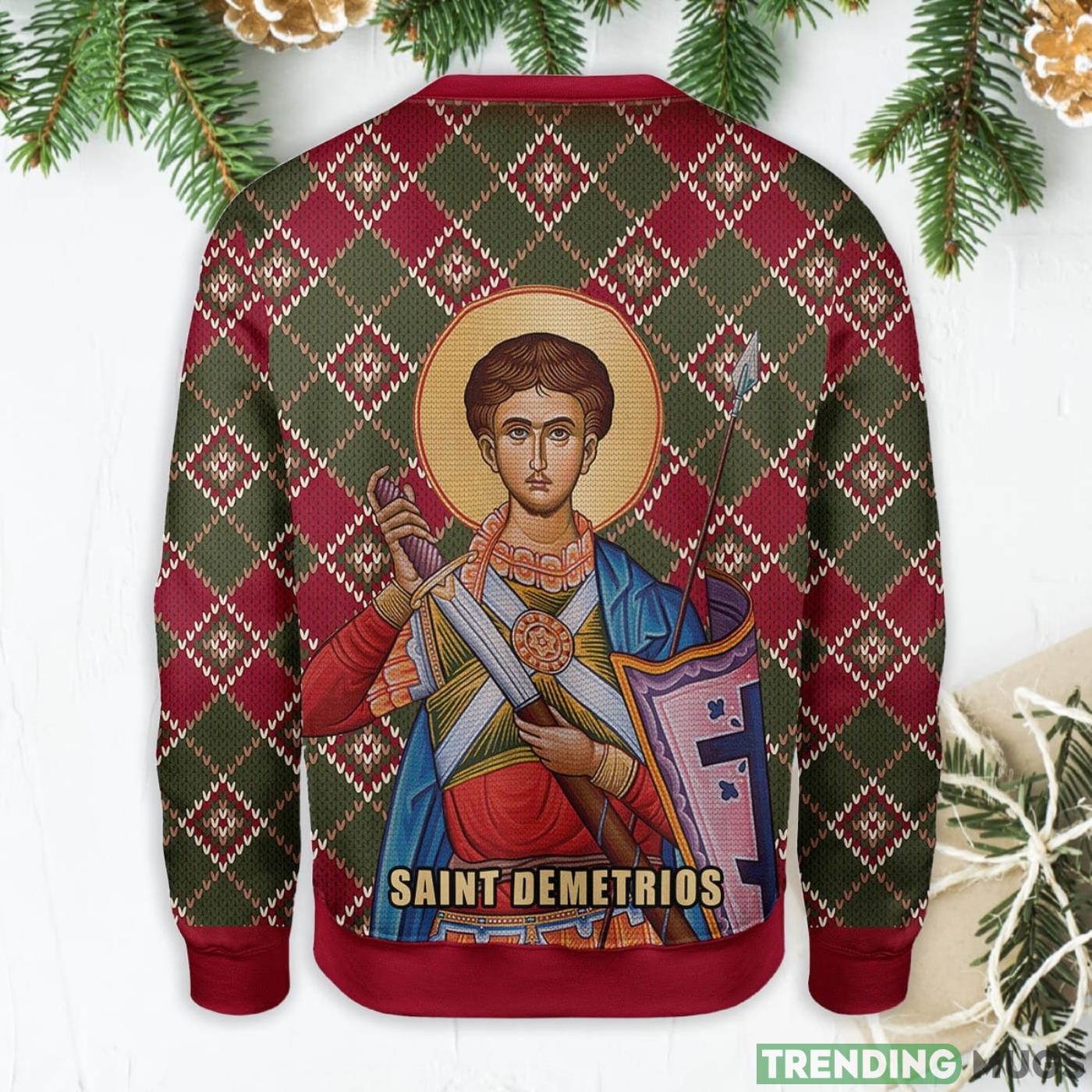 Saint Demetrios Ugly Christmas Sweater Sweater Saint Demetrios Ugly Christmas Sweater Sweater