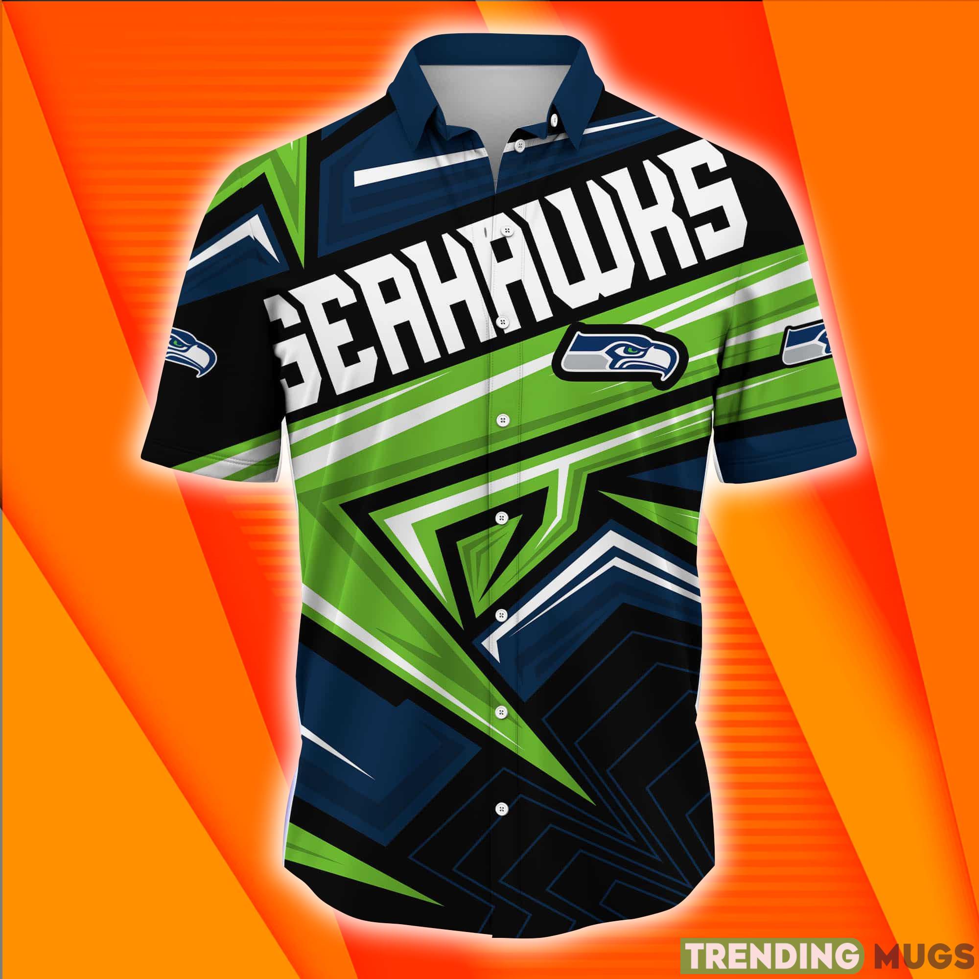 Seattle Seahawks NFL Full Print Short Sleeves Hawaiian Shirt Hawaiian Shirt Seattle Seahawks NFL Full Print Short Sleeves Hawaiian Shirt Hawaiian Shirt