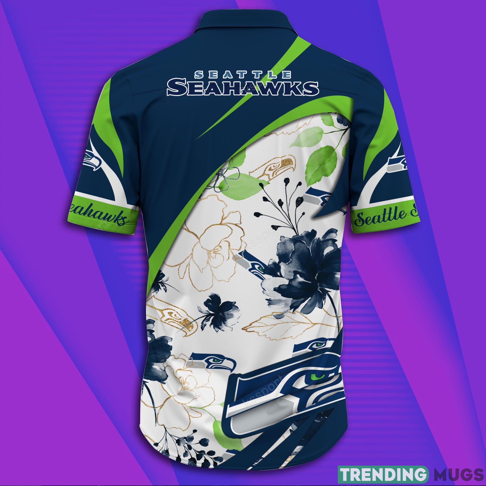Seattle Seahawks NFL Short Sleeve Aloha Hawaiian Shirt Hawaiian Shirt Seattle Seahawks NFL Short Sleeve Aloha Hawaiian Shirt Hawaiian Shirt