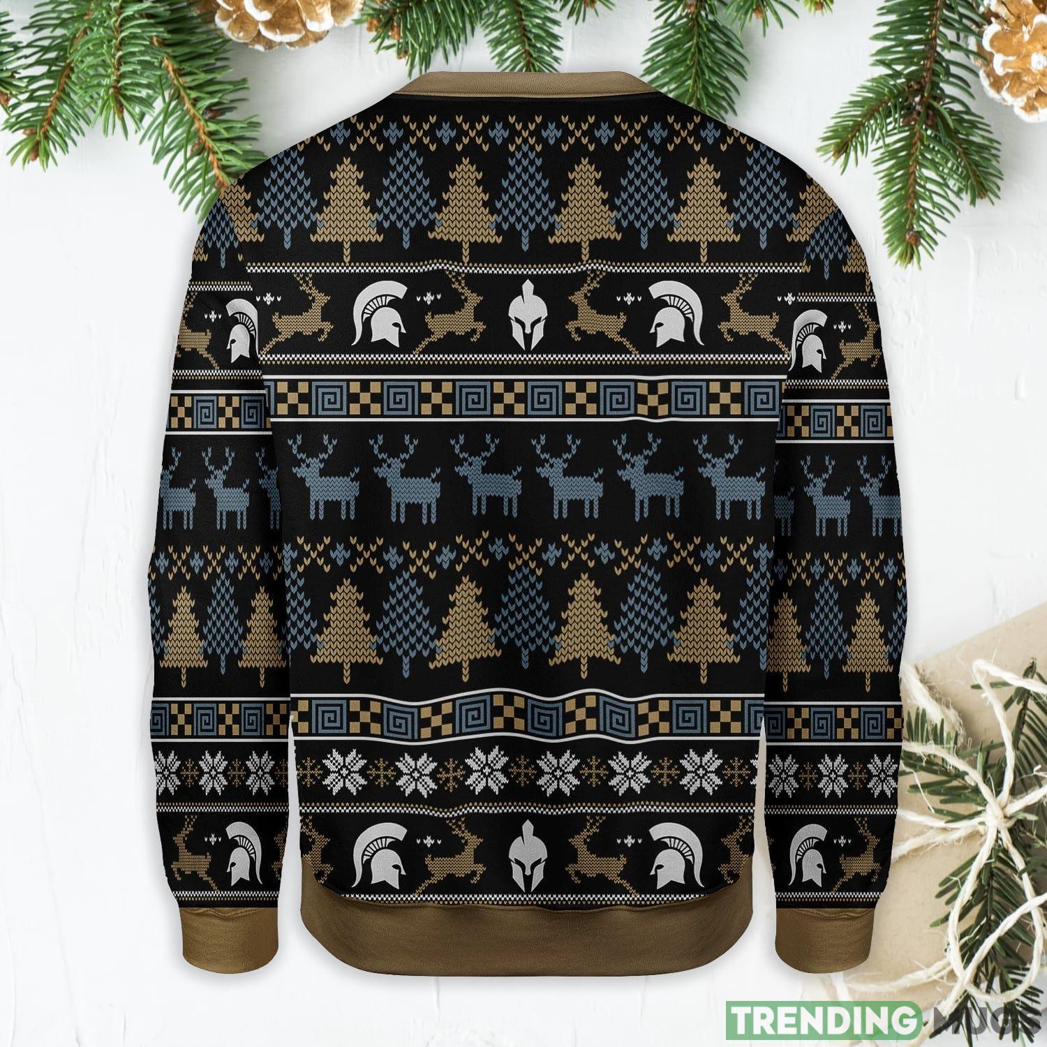 Spartan Army Ugly Christmas Sweater Sweater Spartan Army Ugly Christmas Sweater Sweater