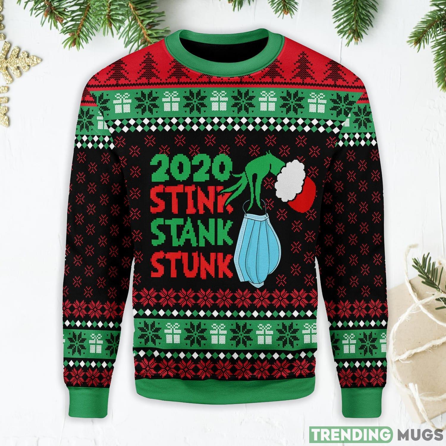 Stink Stank Stunk 2020 Ugly Christmas Sweater Product Photo 1