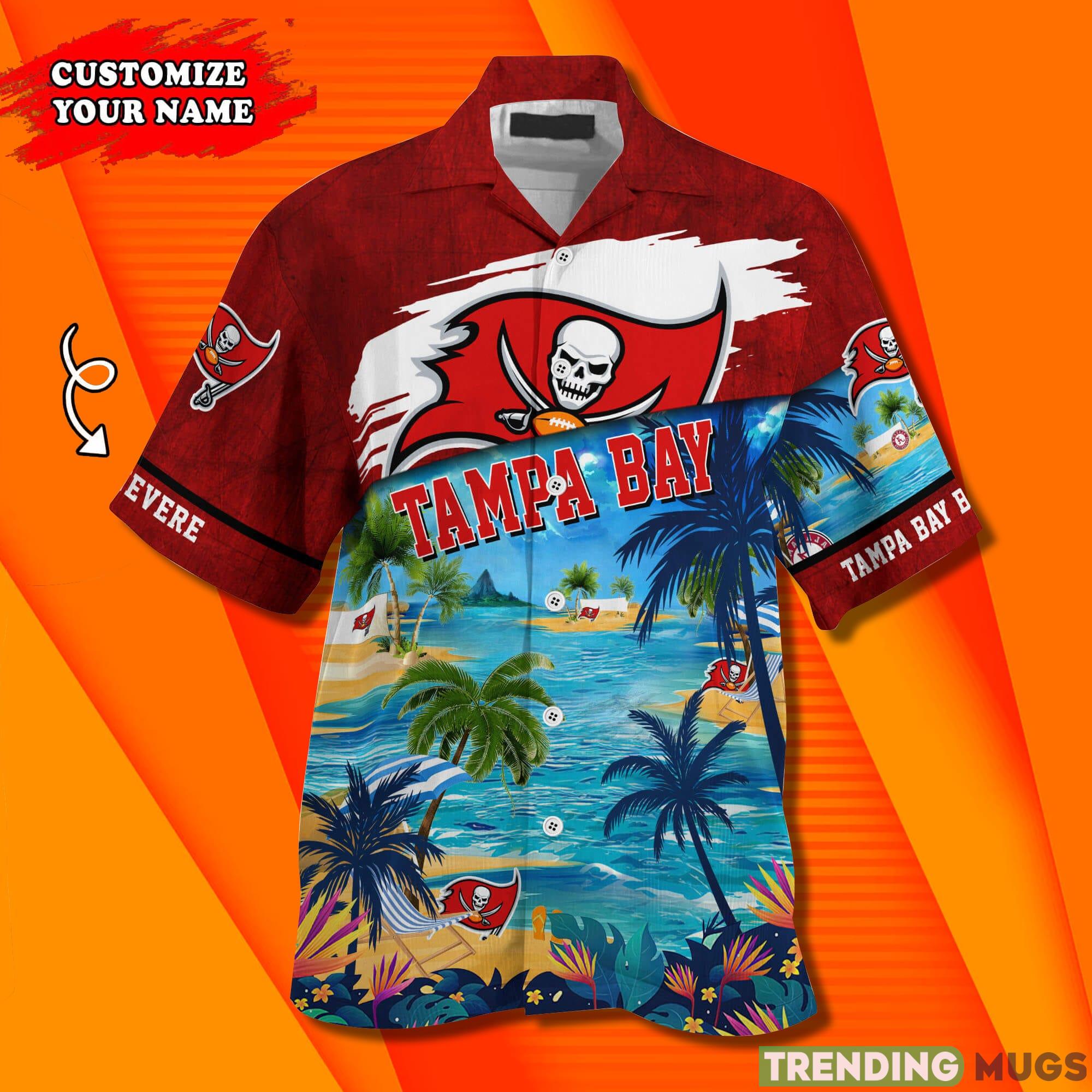 Tampa Bay Buccaneers NFL Custom Name Hawaiian Shirt Summer Shirt Hawaiian Shirt Tampa Bay Buccaneers NFL Custom Name Hawaiian Shirt Summer Shirt Hawaiian Shirt