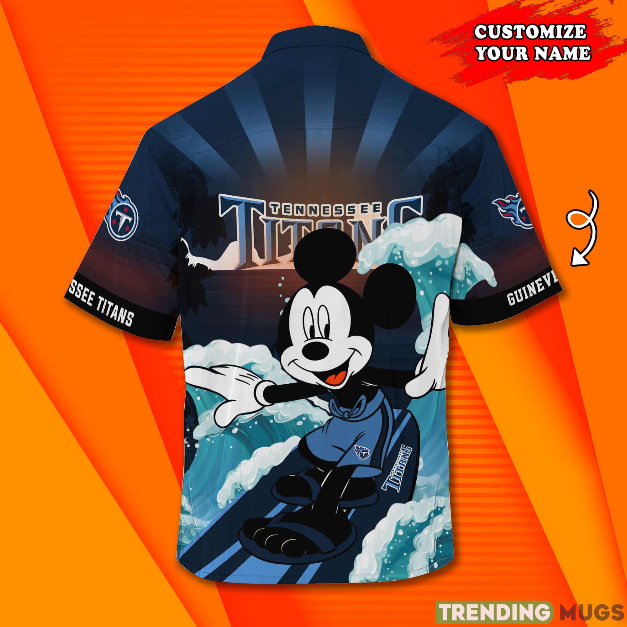 Tennessee Titans NFL Custom Name Hawaiian Shirt Product Photo 1 Tennessee Titans NFL Custom Name Hawaiian Shirt Product Photo 1