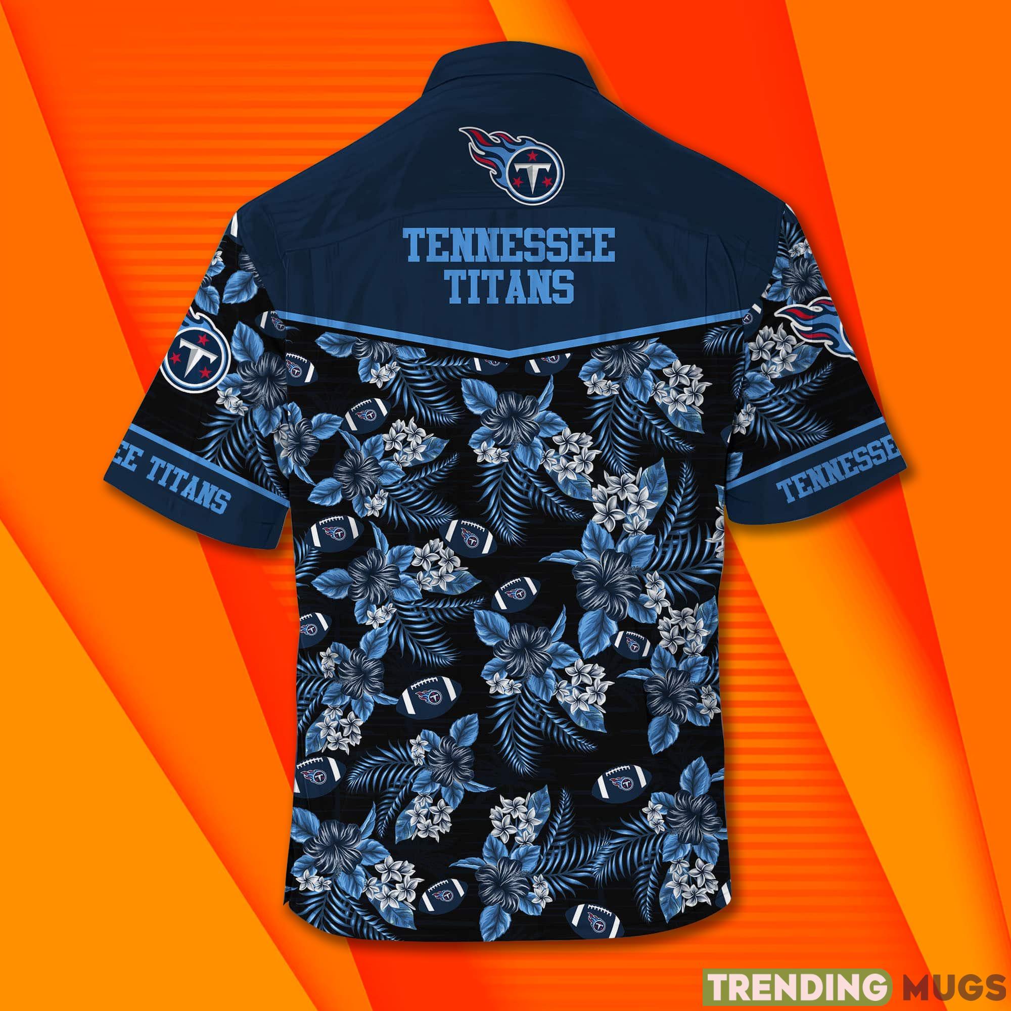 Tennessee Titans NFL Family & Football Short Sleeves Hawaiian Shirt Hawaiian Shirt Tennessee Titans NFL Family & Football Short Sleeves Hawaiian Shirt Hawaiian Shirt