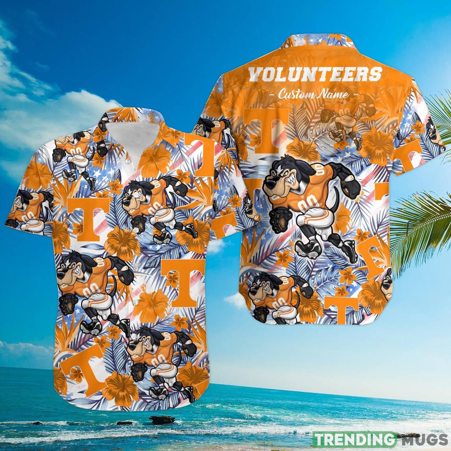 Tennessee Volunteers Tropical Floral Custom Name Aloha Hawaiian Shirt Hawaiian Shirt Tennessee Volunteers Tropical Floral Custom Name Aloha Hawaiian Shirt Hawaiian Shirt