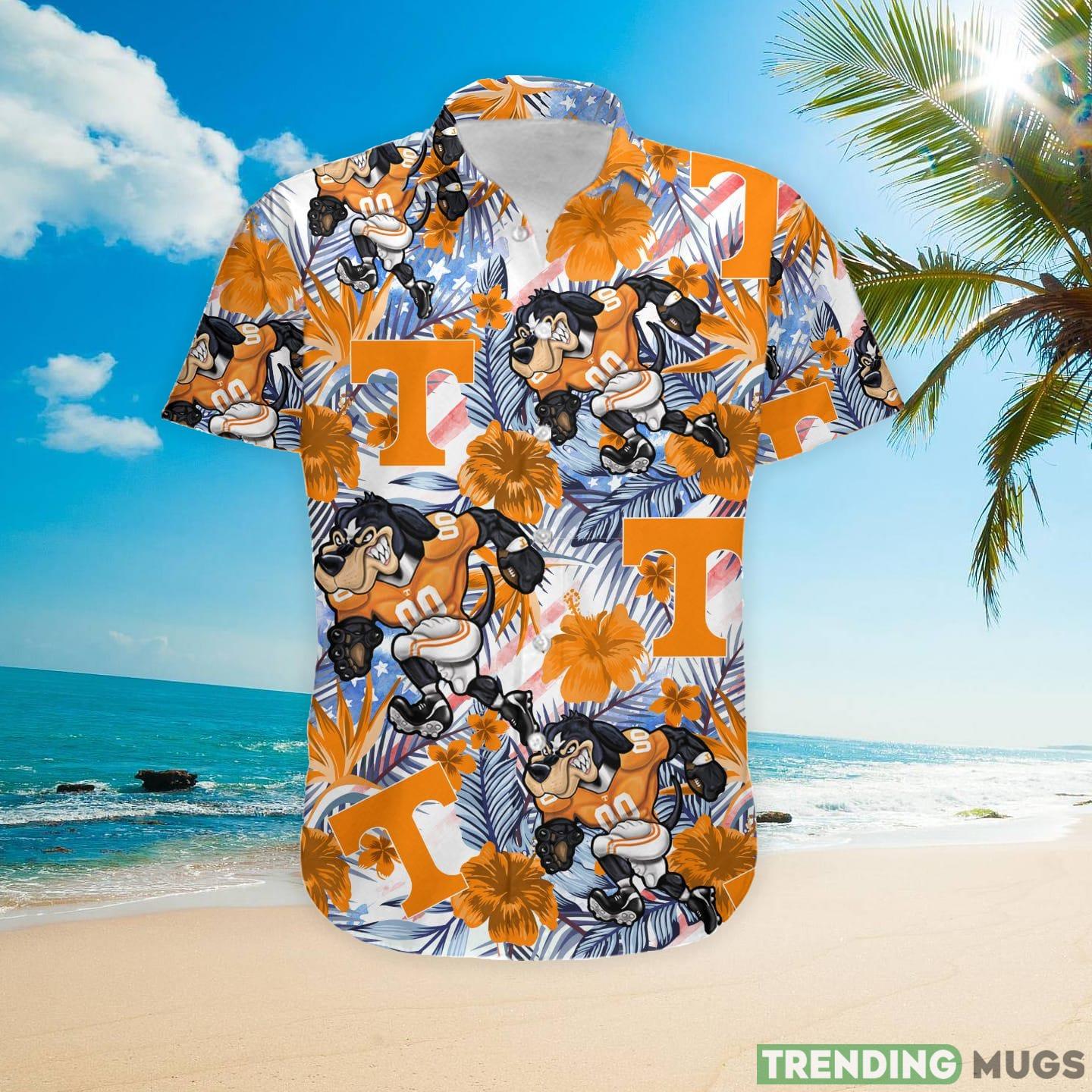 Tennessee Volunteers Tropical Floral Custom Name Aloha Hawaiian Shirt Hawaiian Shirt Tennessee Volunteers Tropical Floral Custom Name Aloha Hawaiian Shirt Hawaiian Shirt