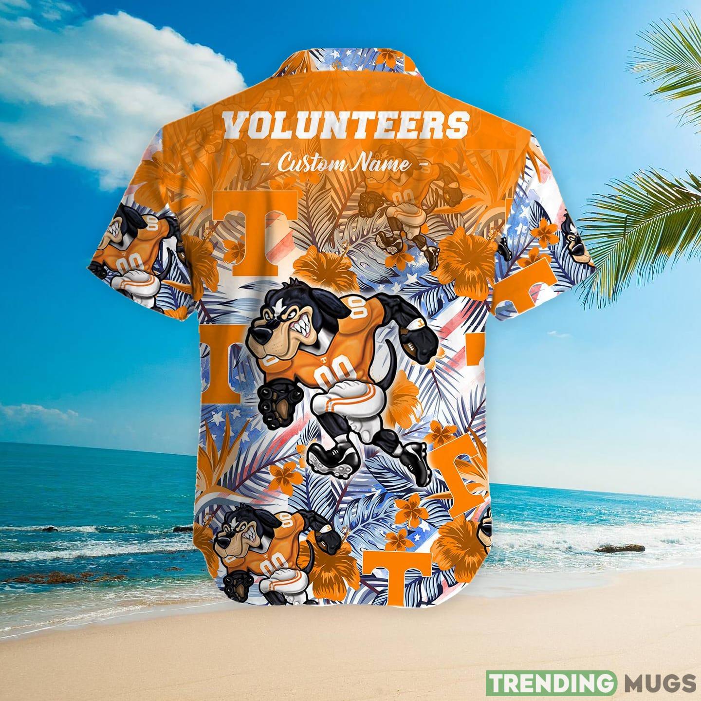 Tennessee Volunteers Tropical Floral Custom Name Aloha Hawaiian Shirt Hawaiian Shirt Tennessee Volunteers Tropical Floral Custom Name Aloha Hawaiian Shirt Hawaiian Shirt