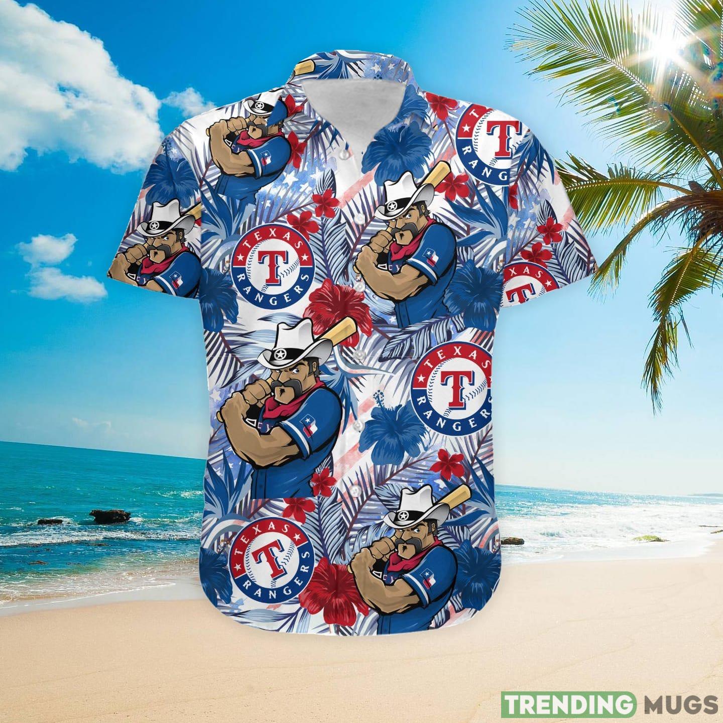 Texas Rangers Tropical Floral Custom Name Aloha Hawaiian Shirt Hawaiian Shirt Texas Rangers Tropical Floral Custom Name Aloha Hawaiian Shirt Hawaiian Shirt
