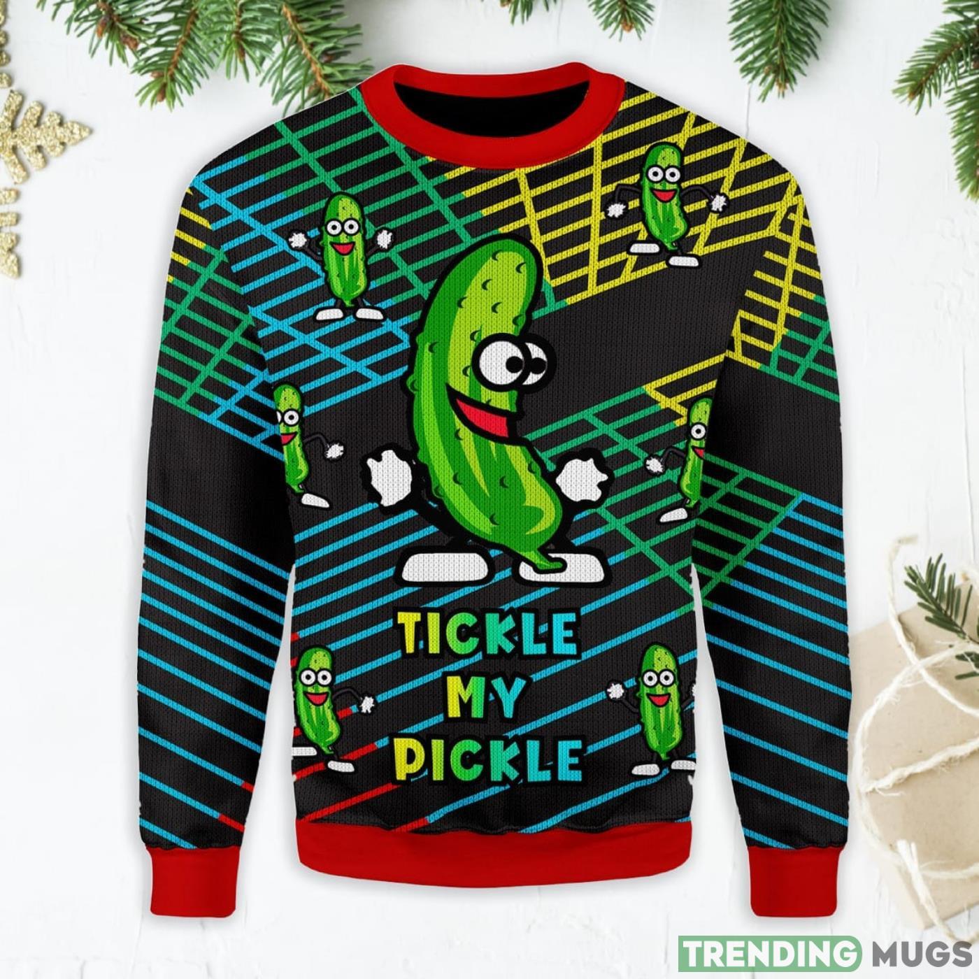 Tickle My Pickle Ugly Christmas Sweater Product Photo 1