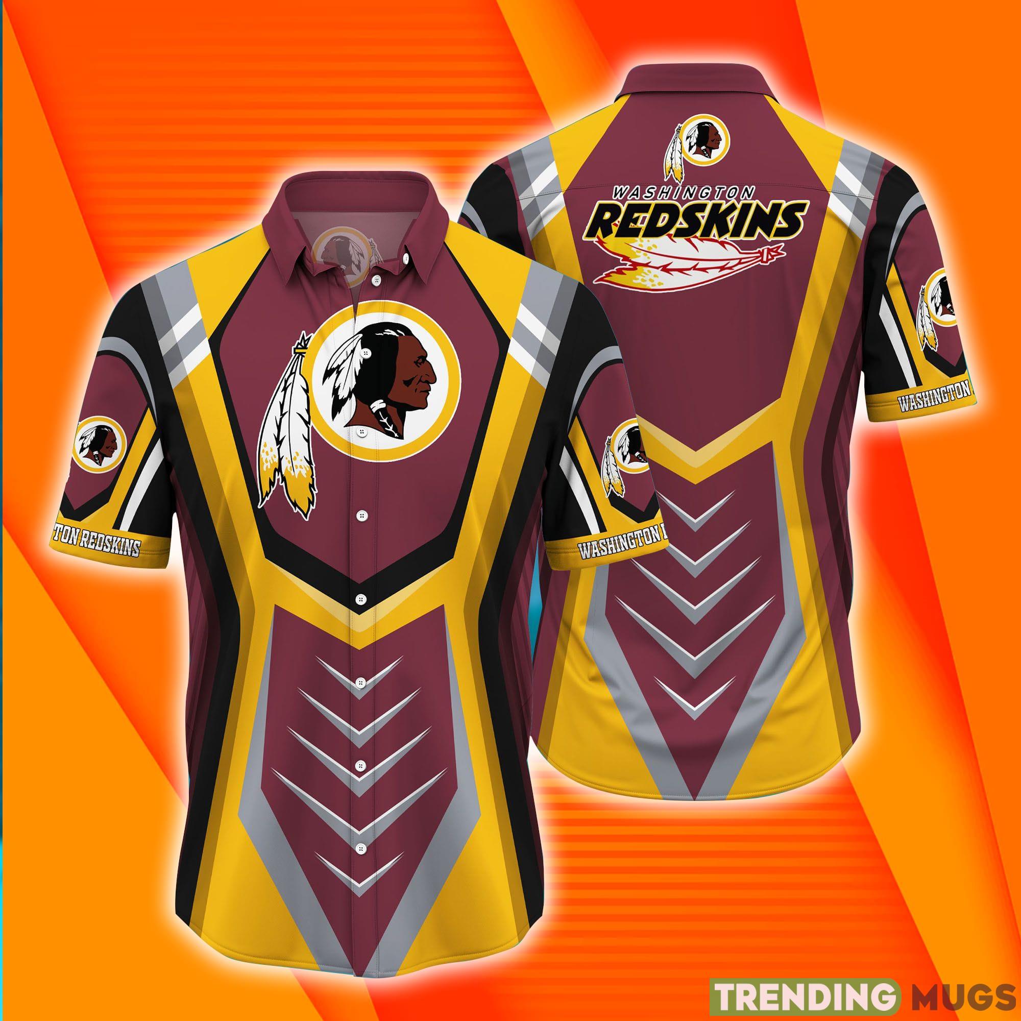 Washington Redskins NFL Aloha Hawaiian Shirt Product Photo 1 Washington Redskins NFL Aloha Hawaiian Shirt Product Photo 1