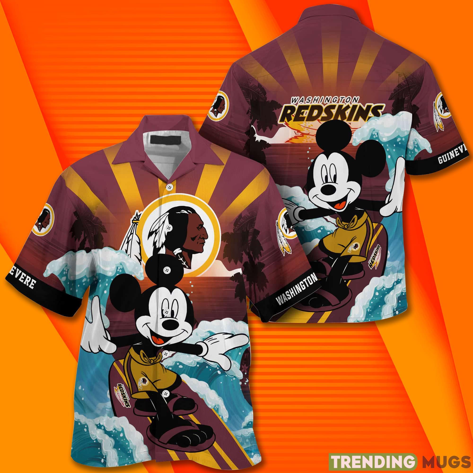 Washington Redskins NFL Custom Name Hawaiian Shirt Hawaiian Shirt Washington Redskins NFL Custom Name Hawaiian Shirt Hawaiian Shirt