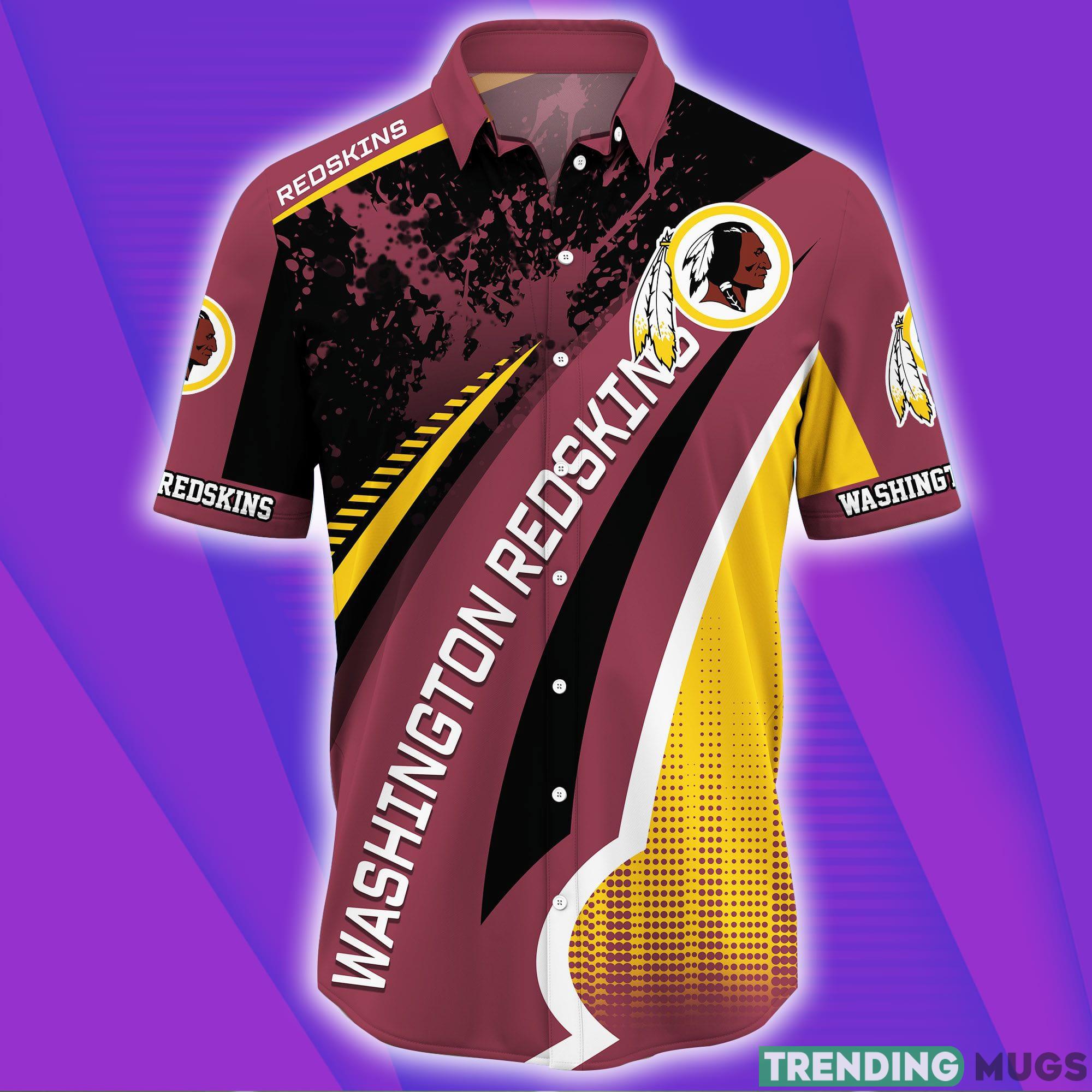 Washington Redskins NFL Design 3D Hawaiian Shirt Hawaiian Shirt Washington Redskins NFL Design 3D Hawaiian Shirt Hawaiian Shirt