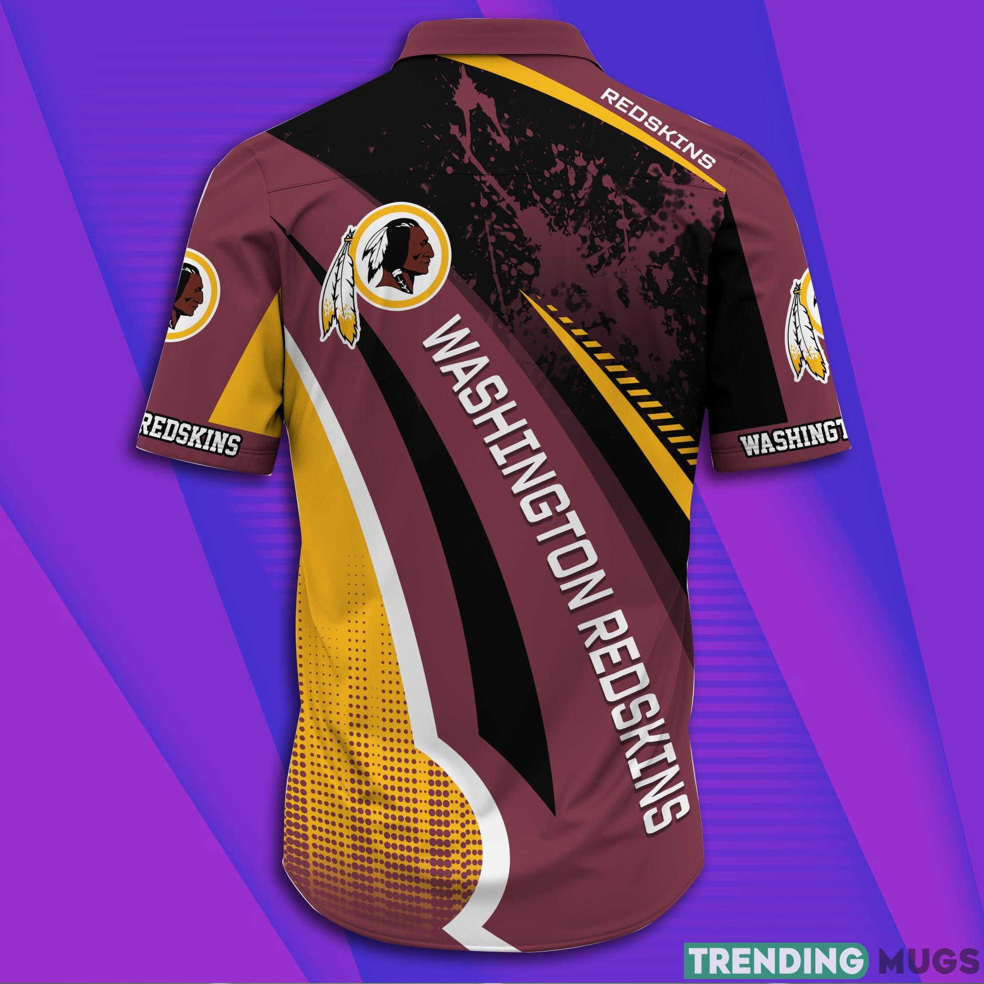 Washington Redskins NFL Design 3D Hawaiian Shirt Hawaiian Shirt Washington Redskins NFL Design 3D Hawaiian Shirt Hawaiian Shirt