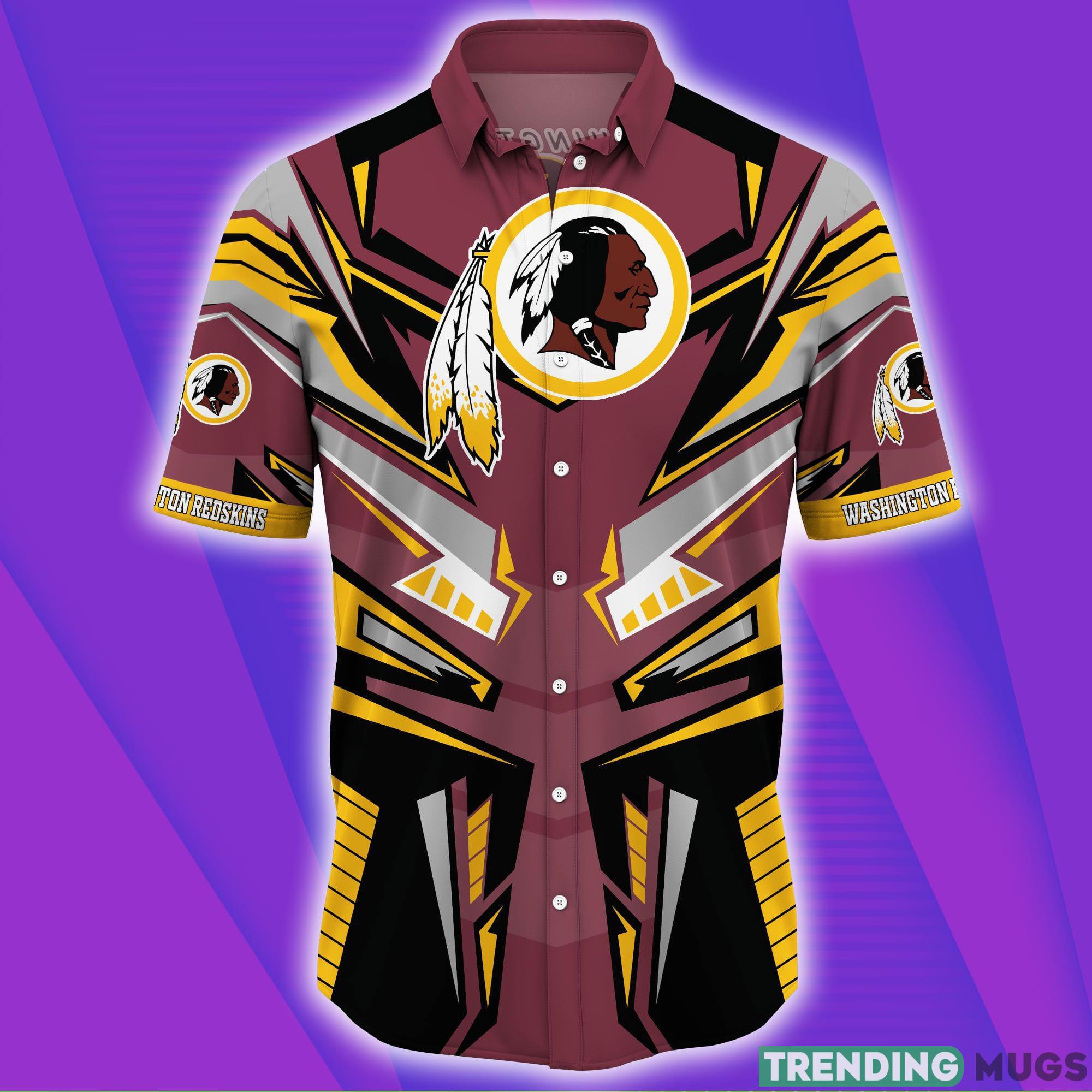 Washington Redskins NFL Graphic Design Short Sleeves Hawaiian Shirt Hawaiian Shirt Washington Redskins NFL Graphic Design Short Sleeves Hawaiian Shirt Hawaiian Shirt