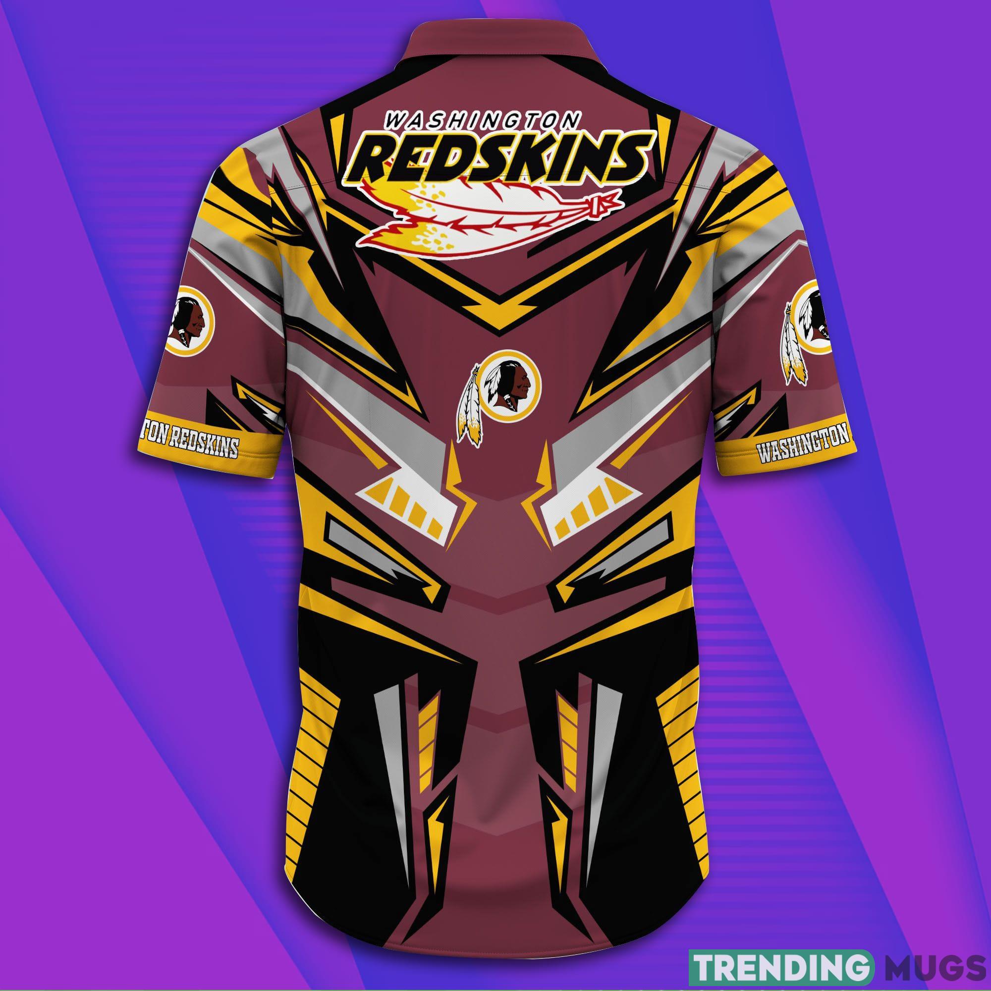 Washington Redskins NFL Graphic Design Short Sleeves Hawaiian Shirt Hawaiian Shirt Washington Redskins NFL Graphic Design Short Sleeves Hawaiian Shirt Hawaiian Shirt
