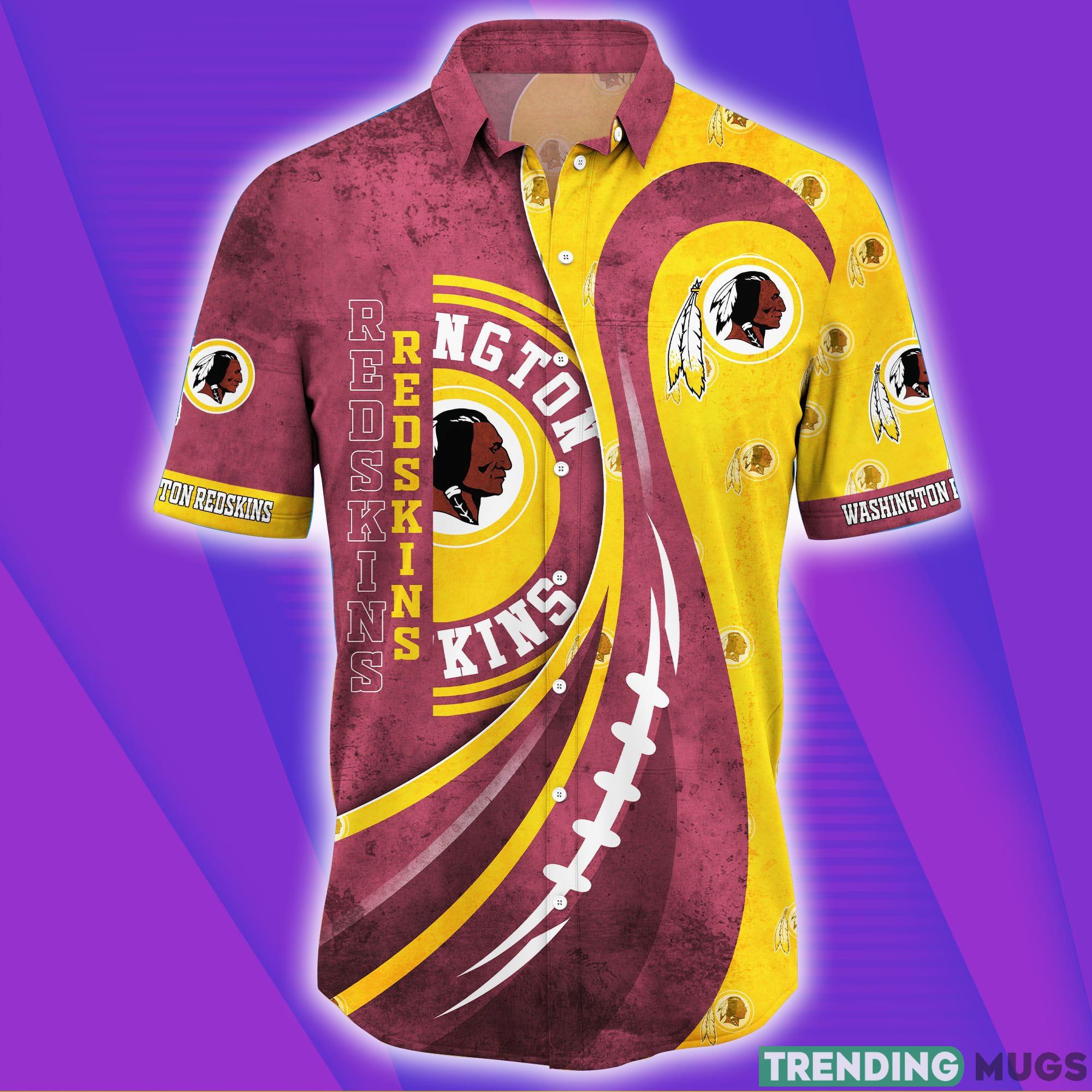 Washington Redskins NFL Grunge Texture Design Short Sleeves Hawaiian Shirt Hawaiian Shirt Washington Redskins NFL Grunge Texture Design Short Sleeves Hawaiian Shirt Hawaiian Shirt