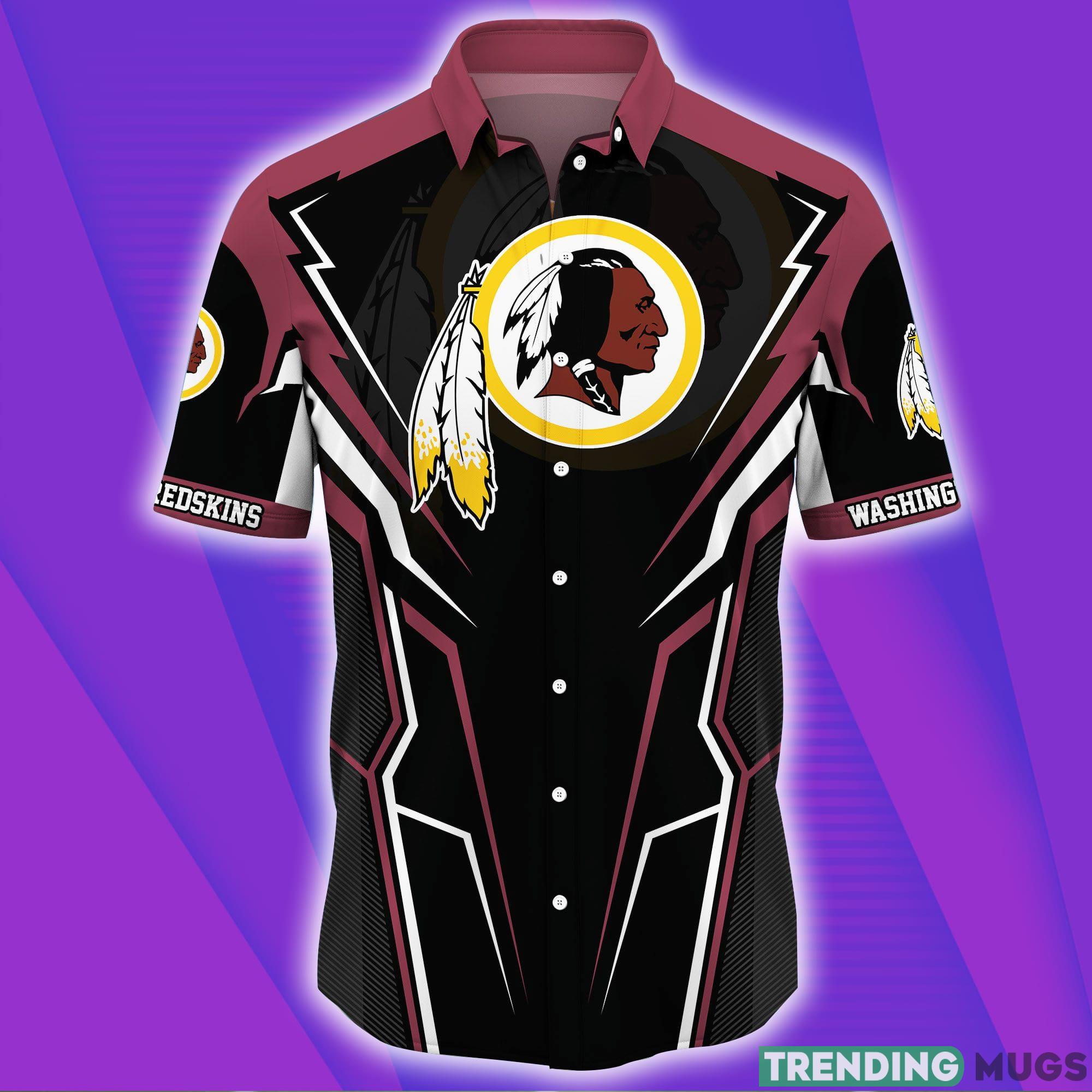 Washington Redskins NFL Short Sleeves Hawaiian Shirt Hawaiian Shirt Washington Redskins NFL Short Sleeves Hawaiian Shirt Hawaiian Shirt
