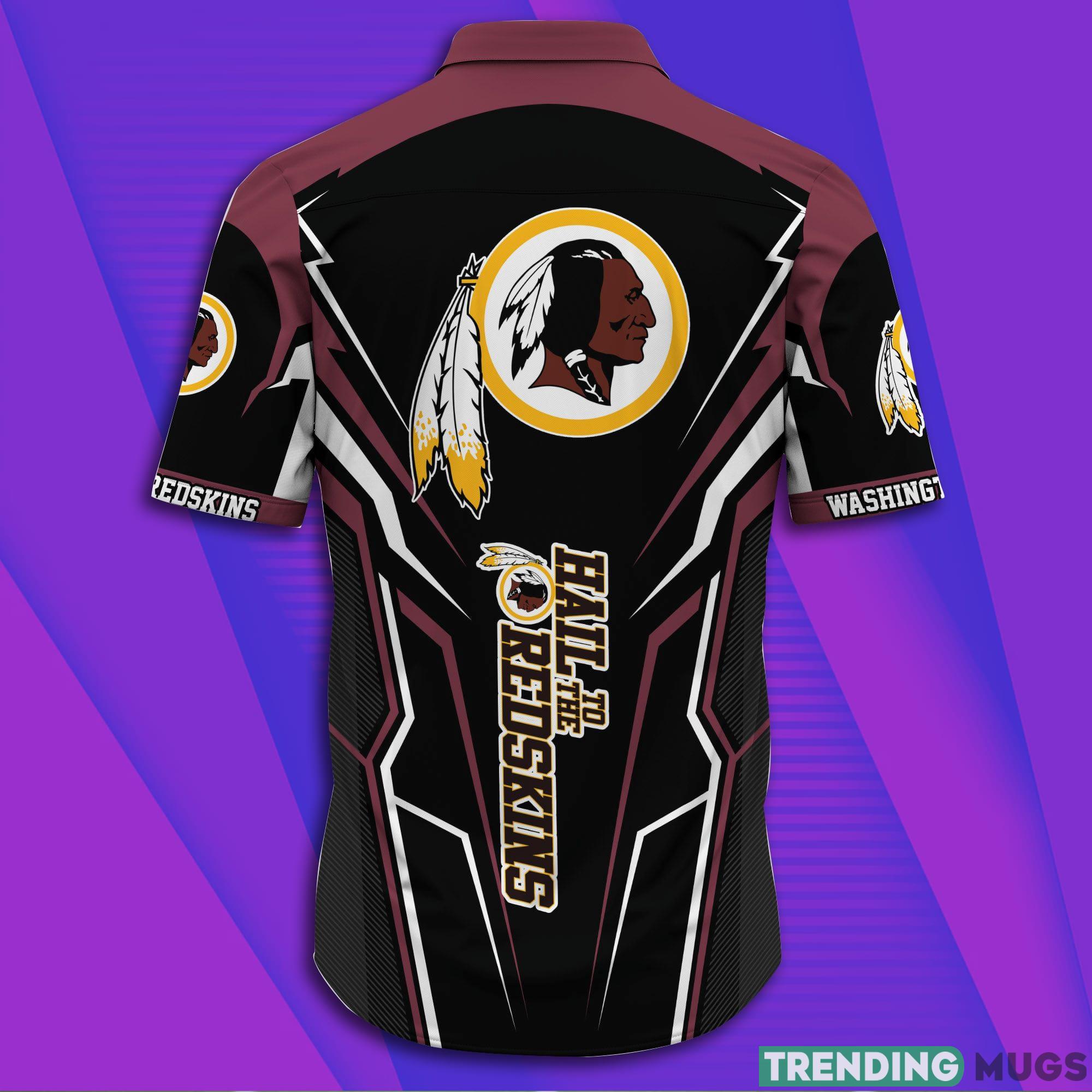 Washington Redskins NFL Short Sleeves Hawaiian Shirt Hawaiian Shirt Washington Redskins NFL Short Sleeves Hawaiian Shirt Hawaiian Shirt