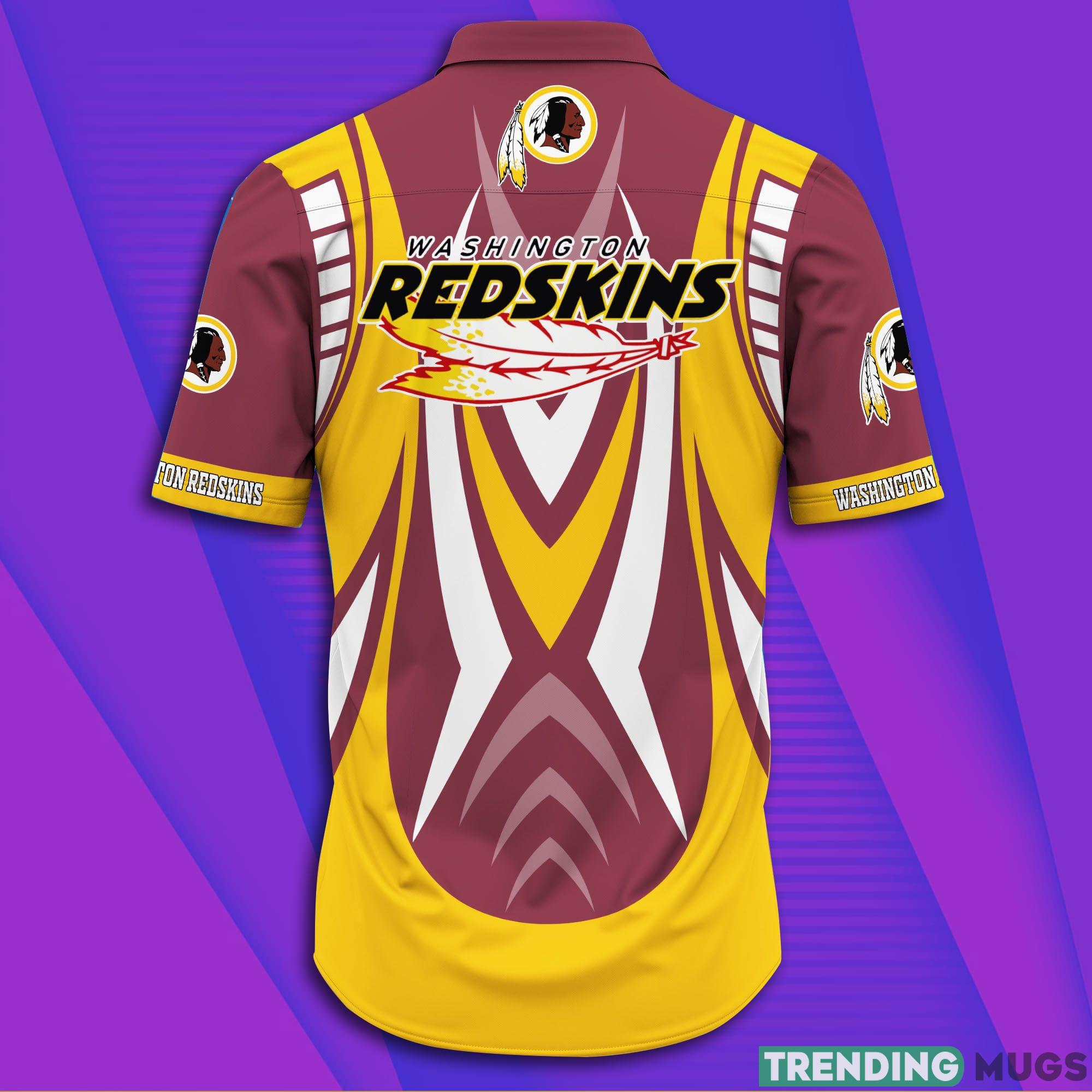 Washington Redskins NFL Short Sleeves Hawaiian Shirt Summer Shirt Hawaiian Shirt Washington Redskins NFL Short Sleeves Hawaiian Shirt Summer Shirt Hawaiian Shirt