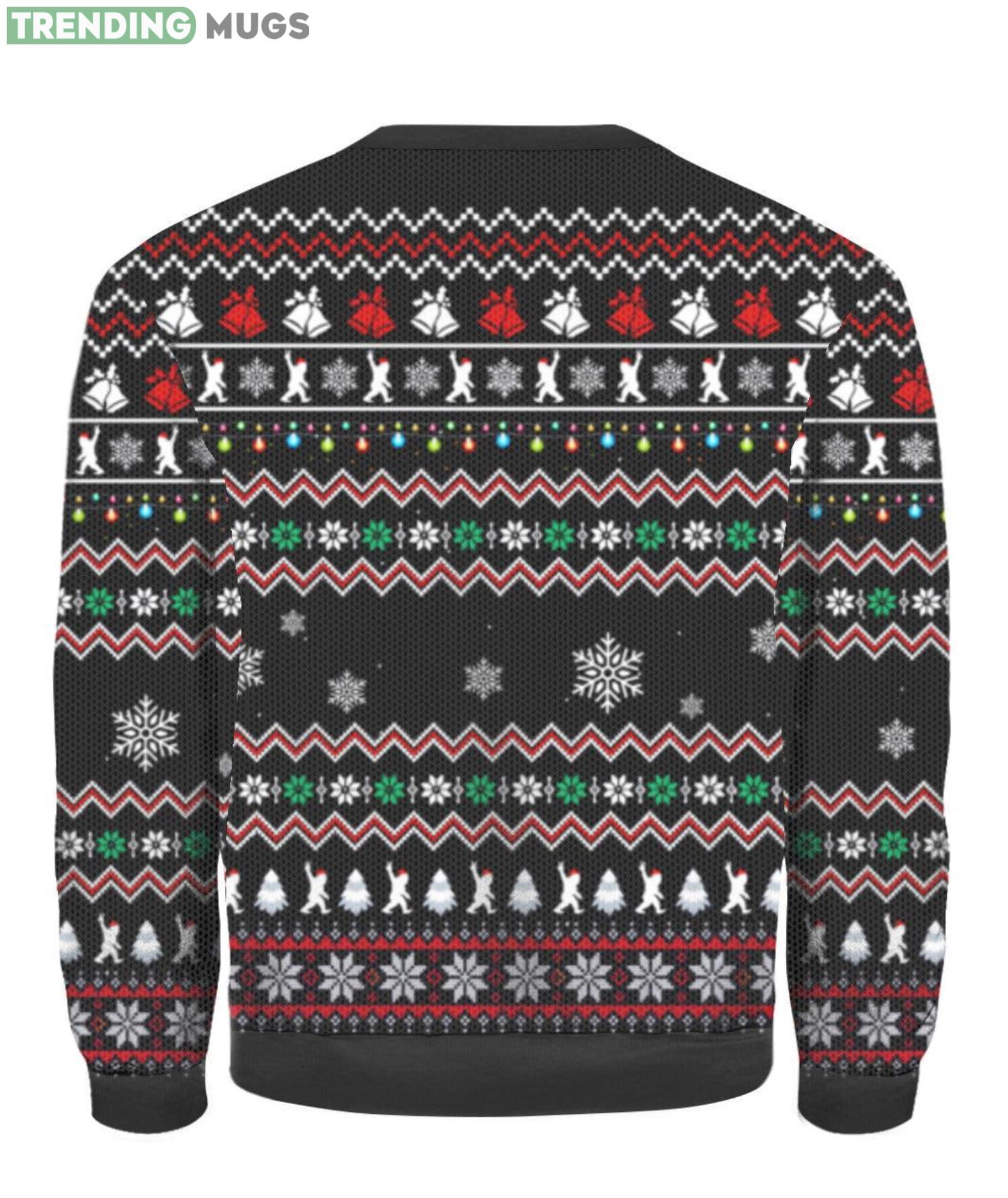 Believe In Bigfoot Squat Christmas Gift Ugly Christmas Sweater 3D Sweater Believe In Bigfoot Squat Christmas Gift Ugly Christmas Sweater 3D Sweater