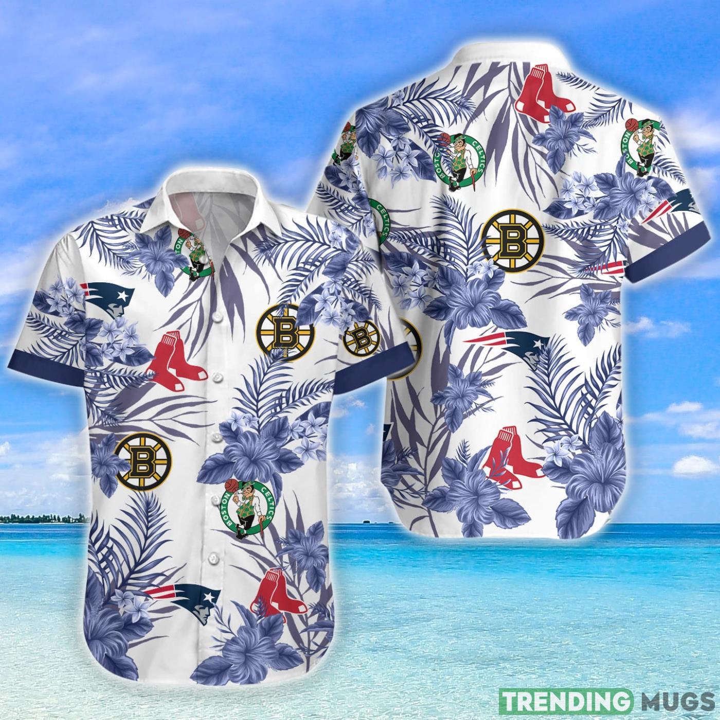 Blue Style Boston Aloha Hawaiian Shirt For Fans Hawaiian Shirt Blue Style Boston Aloha Hawaiian Shirt For Fans Hawaiian Shirt