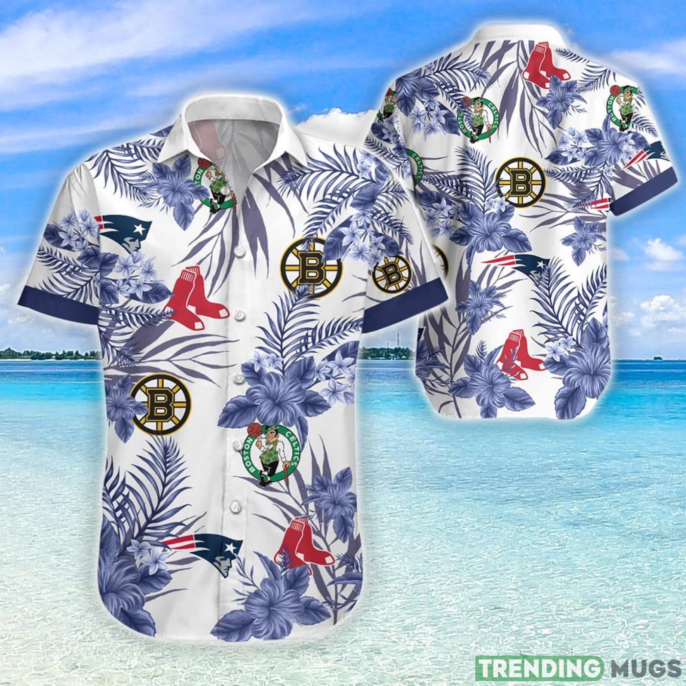 Blue Style Boston Aloha Hawaiian Shirt For Fans Product Photo 1 Blue Style Boston Aloha Hawaiian Shirt For Fans Product Photo 1