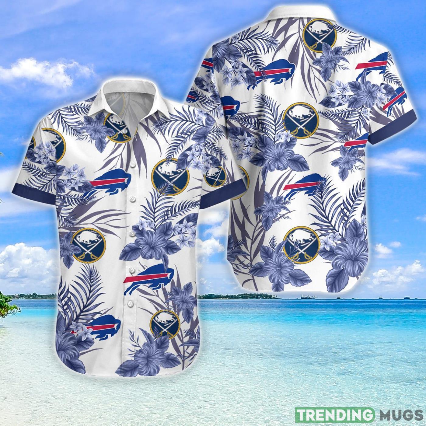 Buffalo Bills Buffalo Sabres Hawaiian Shirt For Fans Product Photo 1 Buffalo Bills Buffalo Sabres Hawaiian Shirt For Fans Product Photo 1