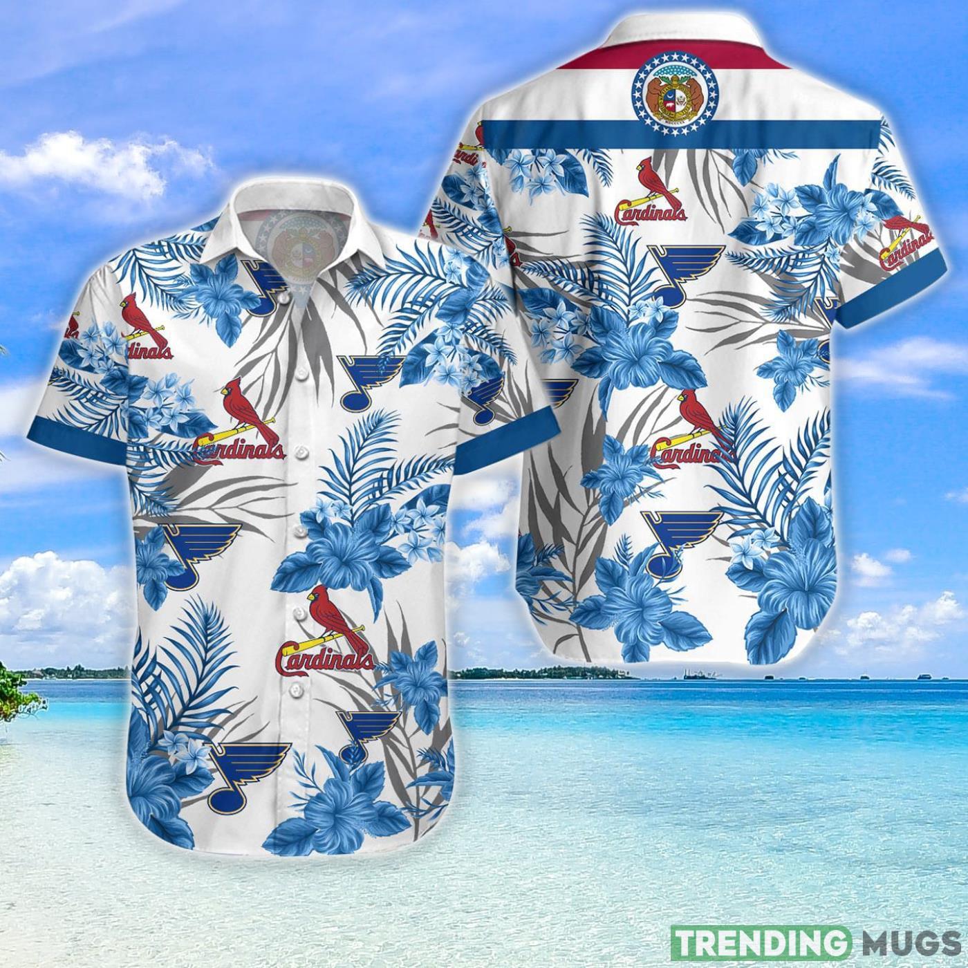 Cardinalsblues Hawaiian Shirt For Fans Product Photo 1 Cardinalsblues Hawaiian Shirt For Fans Product Photo 1