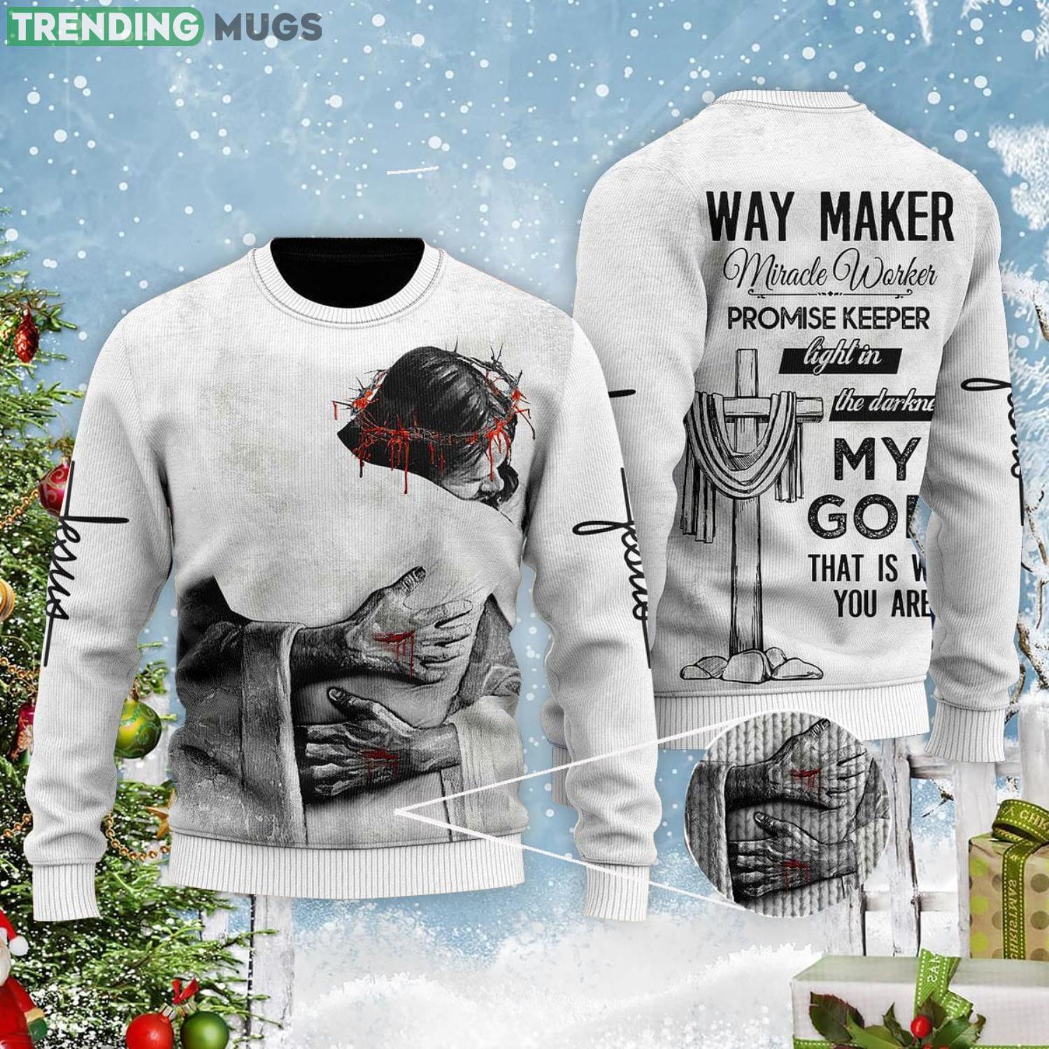 Christian Jesus Easter My God That Is Who You Are Ugly Christmas Sweater 3D Sweater Christian Jesus Easter My God That Is Who You Are Ugly Christmas Sweater 3D Sweater