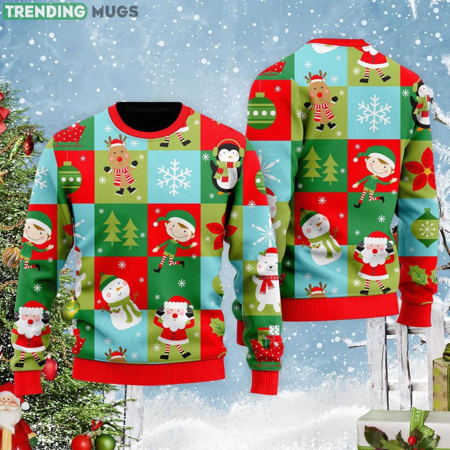 Christmas Holiday Pattern Christmas Gift Ugly Christmas Sweater 3D Sweater Christmas Holiday Pattern Christmas Gift Ugly Christmas Sweater 3D Sweater