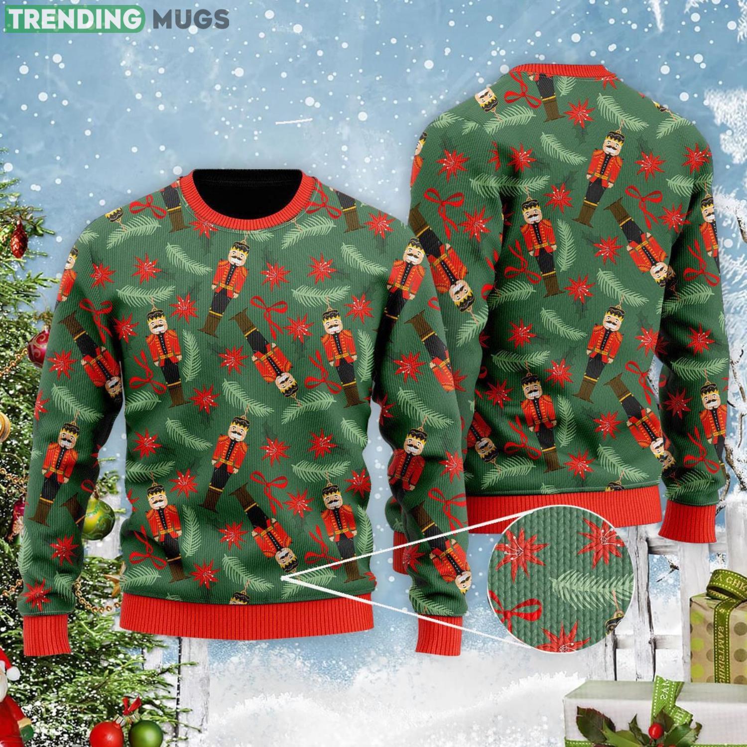 Christmas Nutcrackers Pattern Christmas Gift Ugly Christmas Sweater 3D Sweater Christmas Nutcrackers Pattern Christmas Gift Ugly Christmas Sweater 3D Sweater