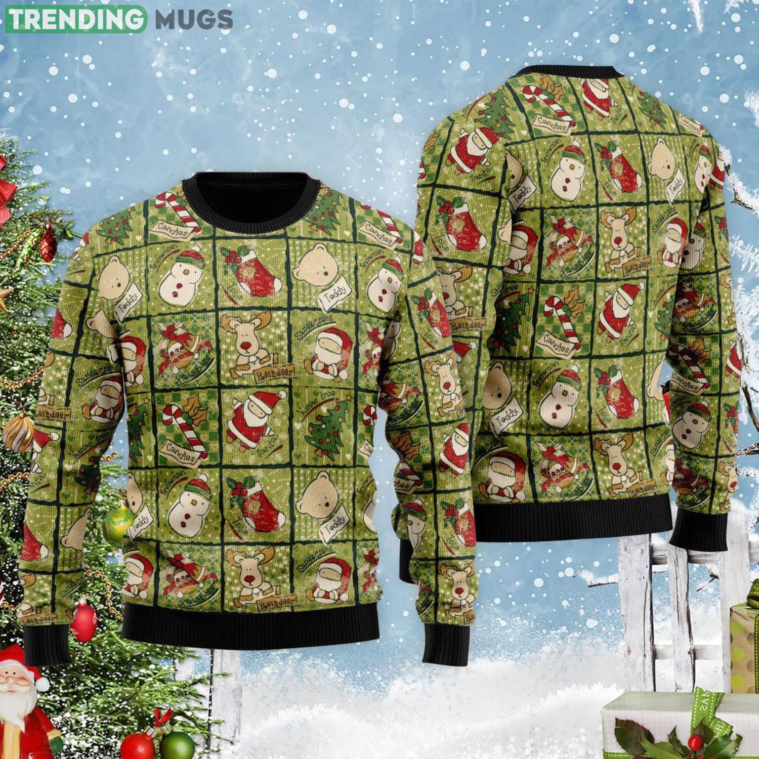 Cute Christmas Pattern Christmas Gift Ugly Christmas Sweater 3D Sweater Cute Christmas Pattern Christmas Gift Ugly Christmas Sweater 3D Sweater